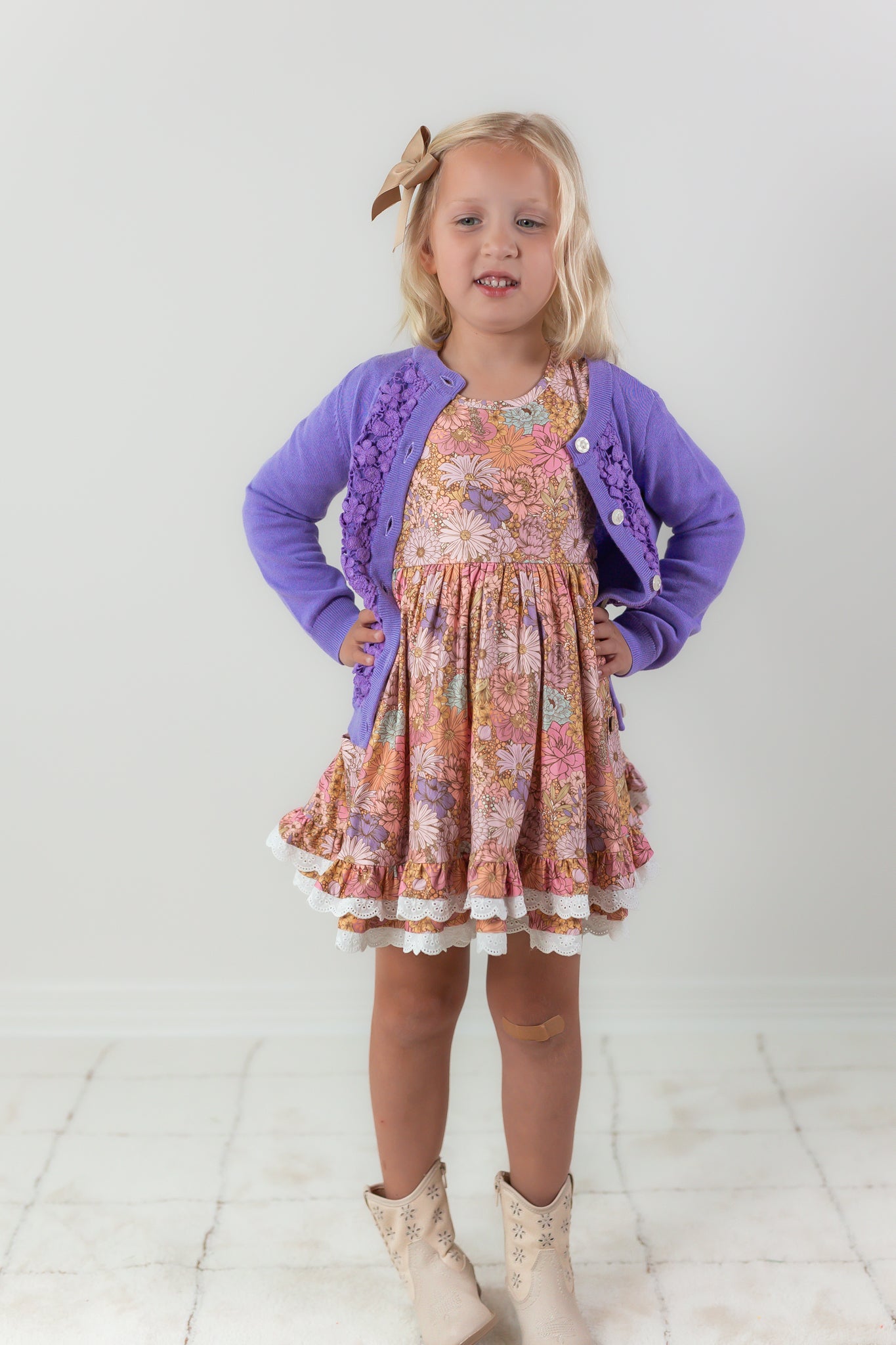 Cardigan - Dusky Dahlia (Pre-Order)