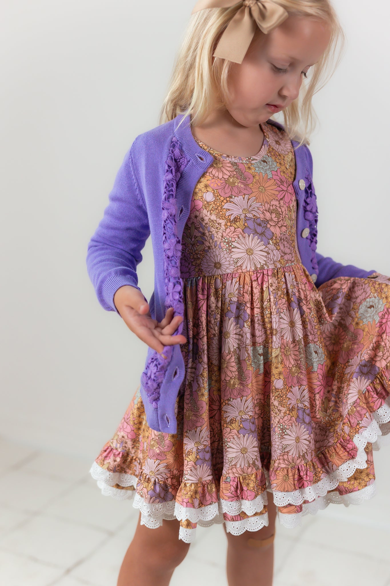 Cardigan - Dusky Dahlia (Pre-Order)