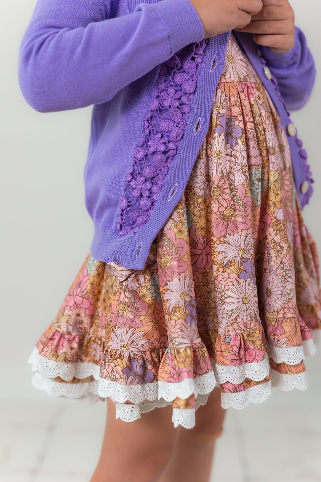 Cardigan - Dusky Dahlia (Pre-Order)