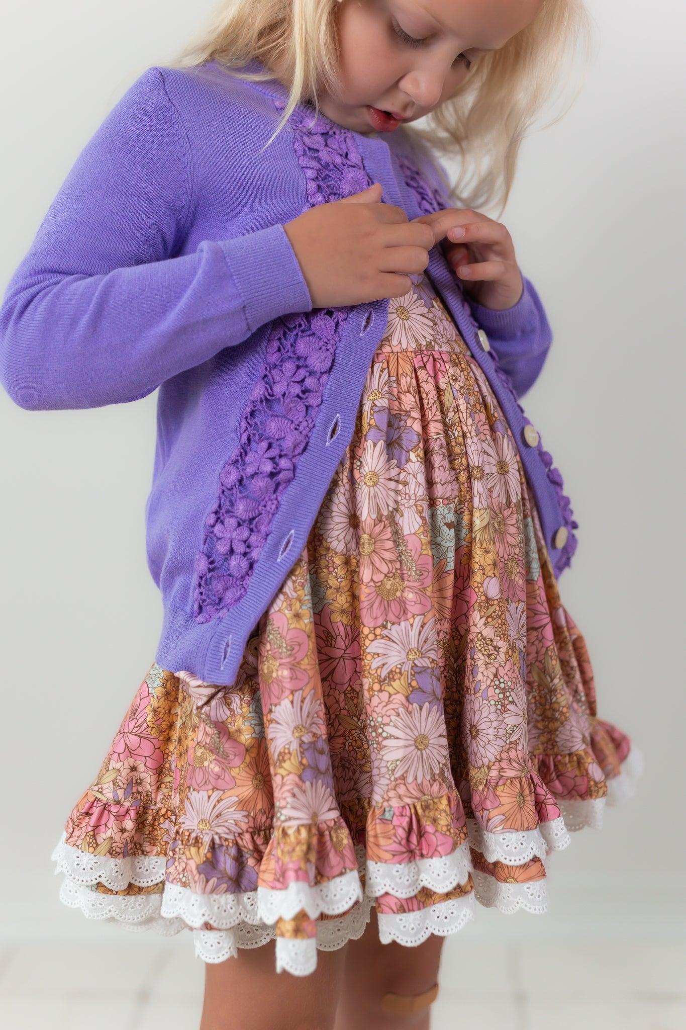 Cardigan - Dusky Dahlia (Pre-Order)