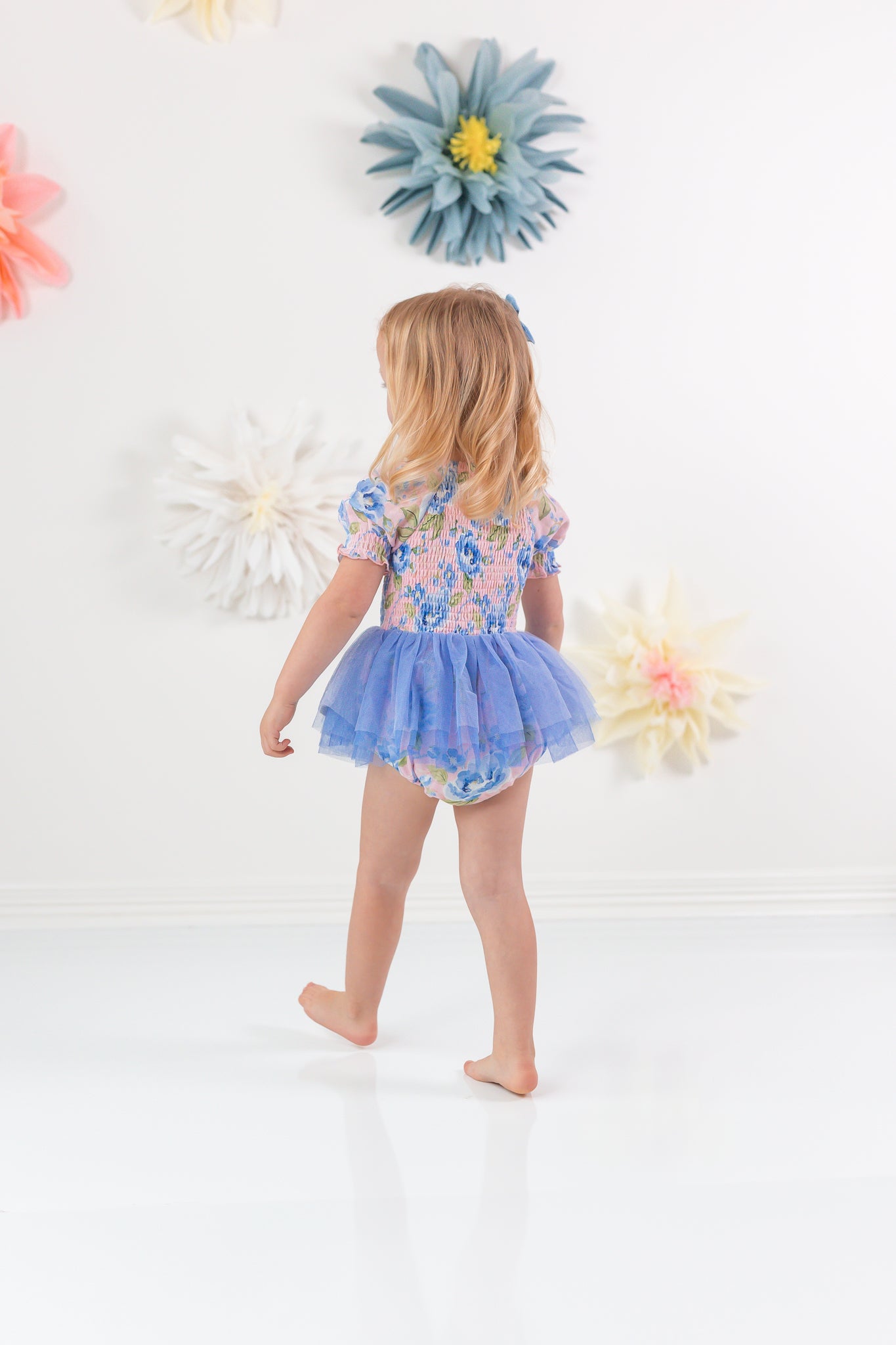 Nikki Bubble Romper - Blush & Bloom