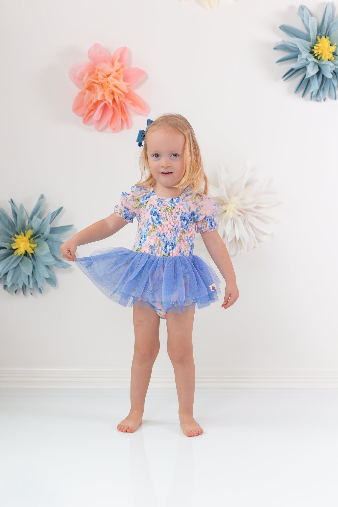 Nikki Bubble Romper - Blush & Bloom