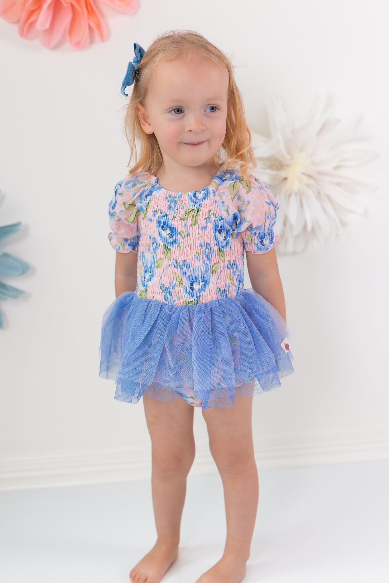 Nikki Bubble Romper - Blush & Bloom