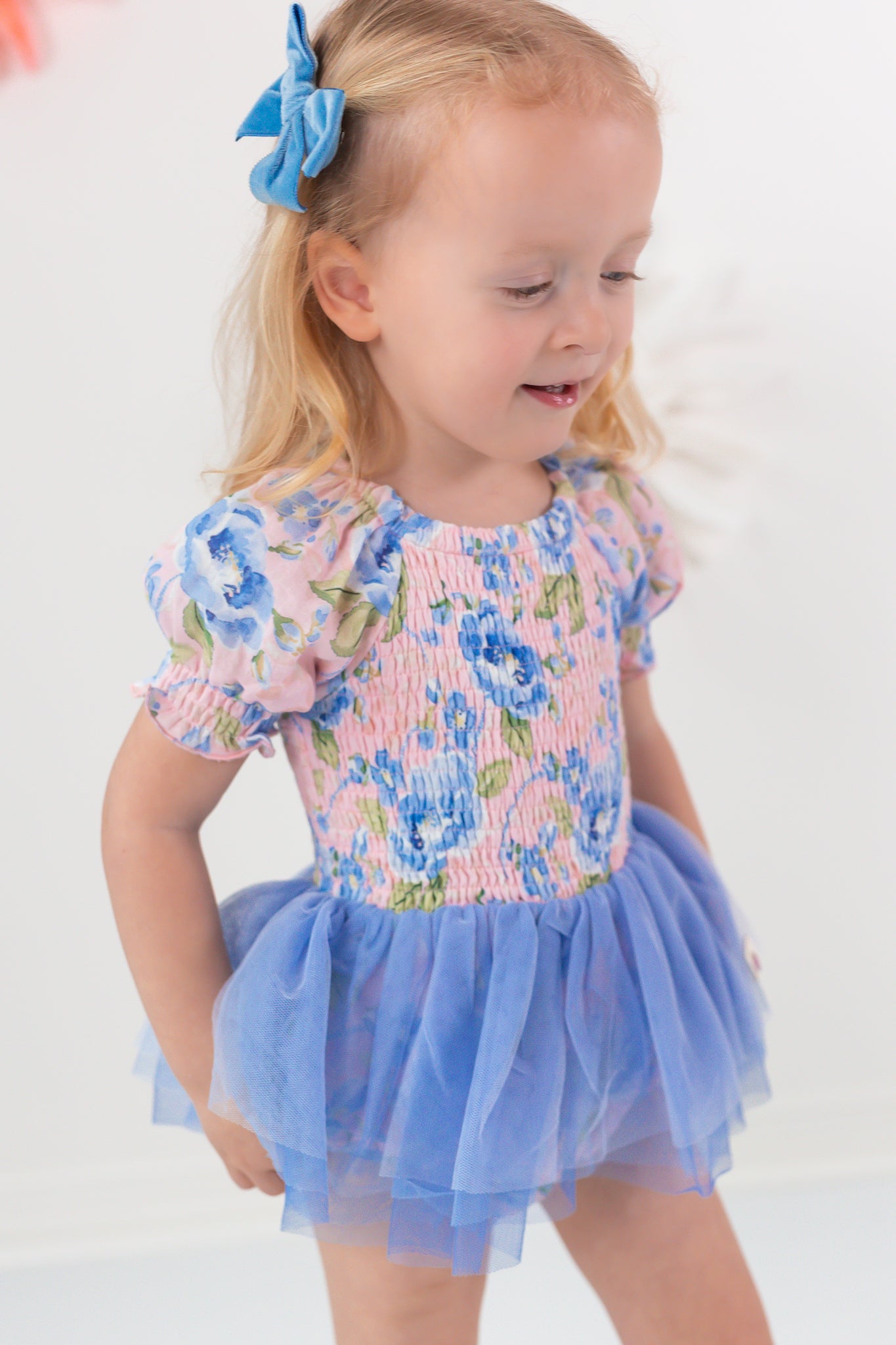 Nikki Bubble Romper - Blush & Bloom