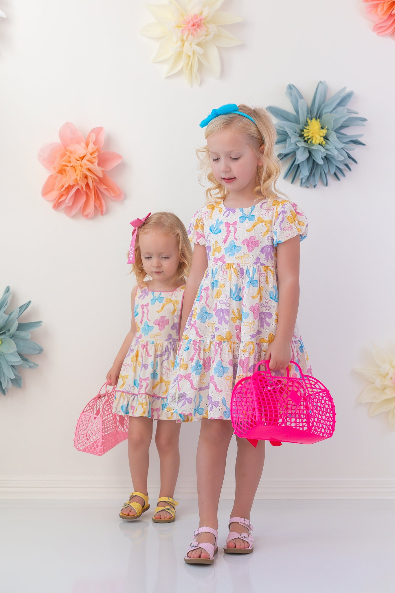 Linen Romper - Bow Bliss (Pre-Order)