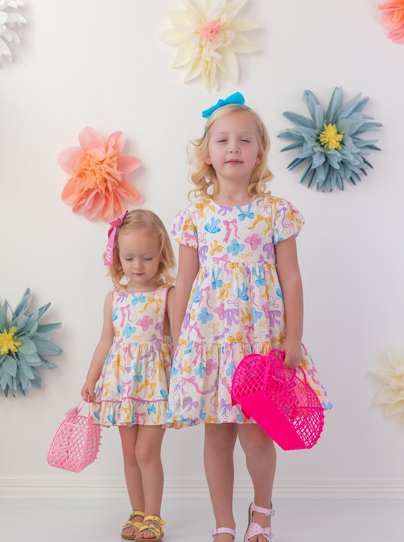 Eyelet Dress - Bow Bliss