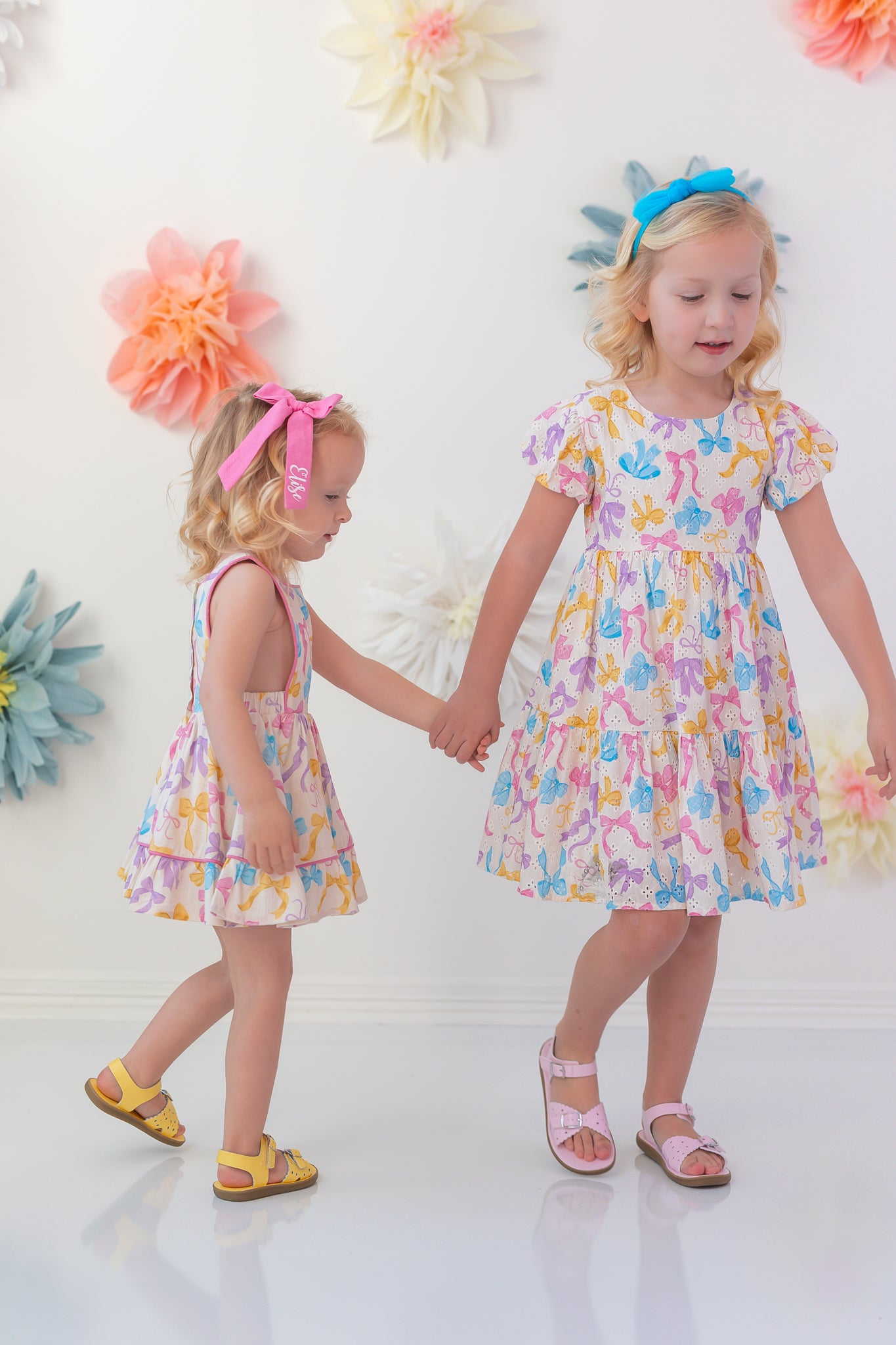 Eyelet Dress - Bow Bliss