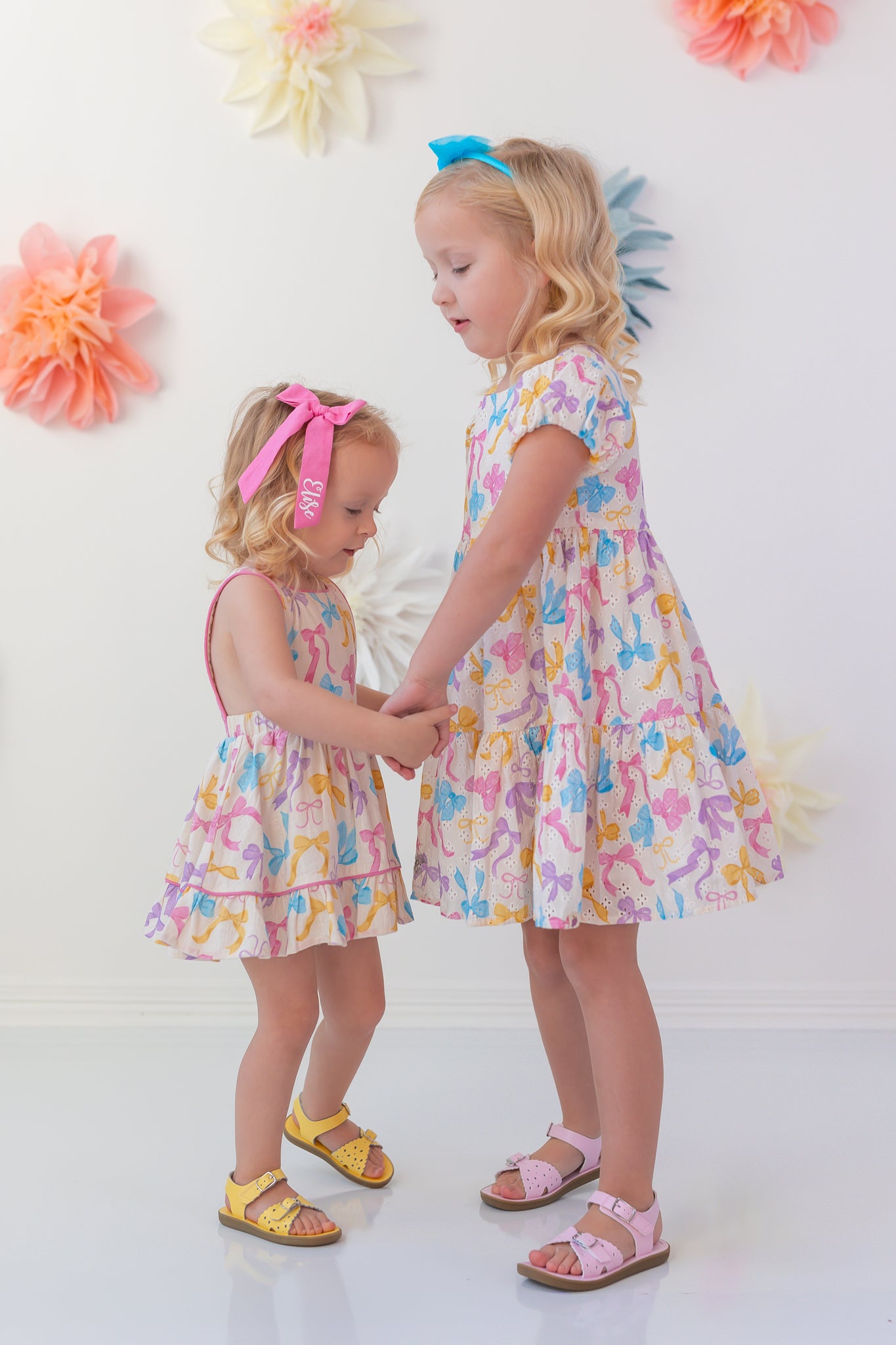 Eyelet Dress - Bow Bliss