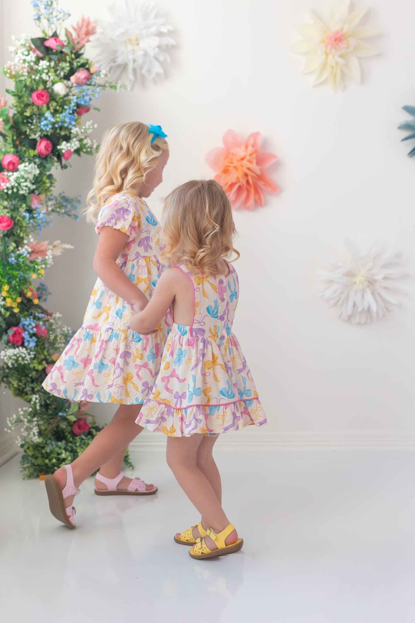 Eyelet Dress - Bow Bliss