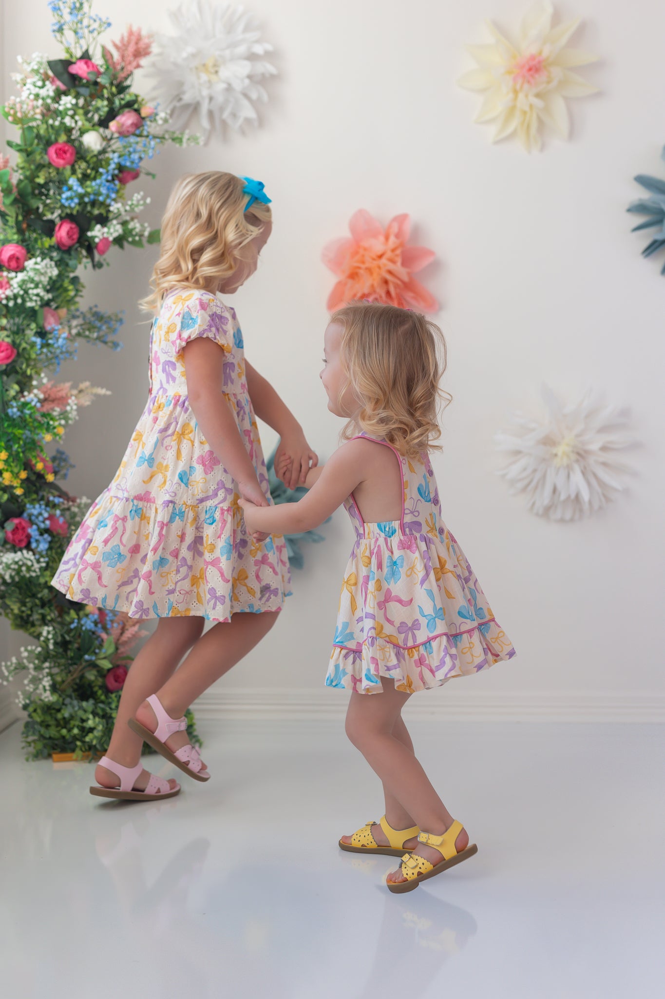 Eyelet Dress - Bow Bliss