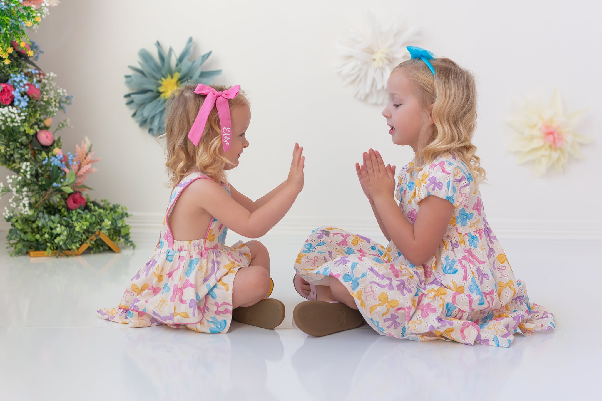 Eyelet Dress - Bow Bliss