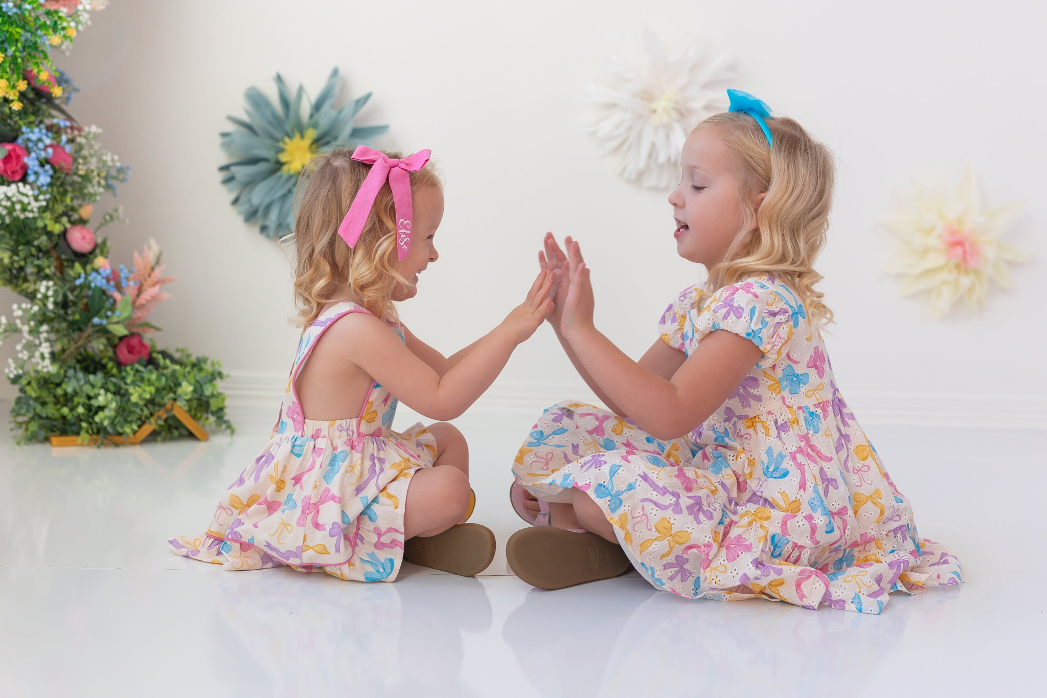 Eyelet Dress - Bow Bliss