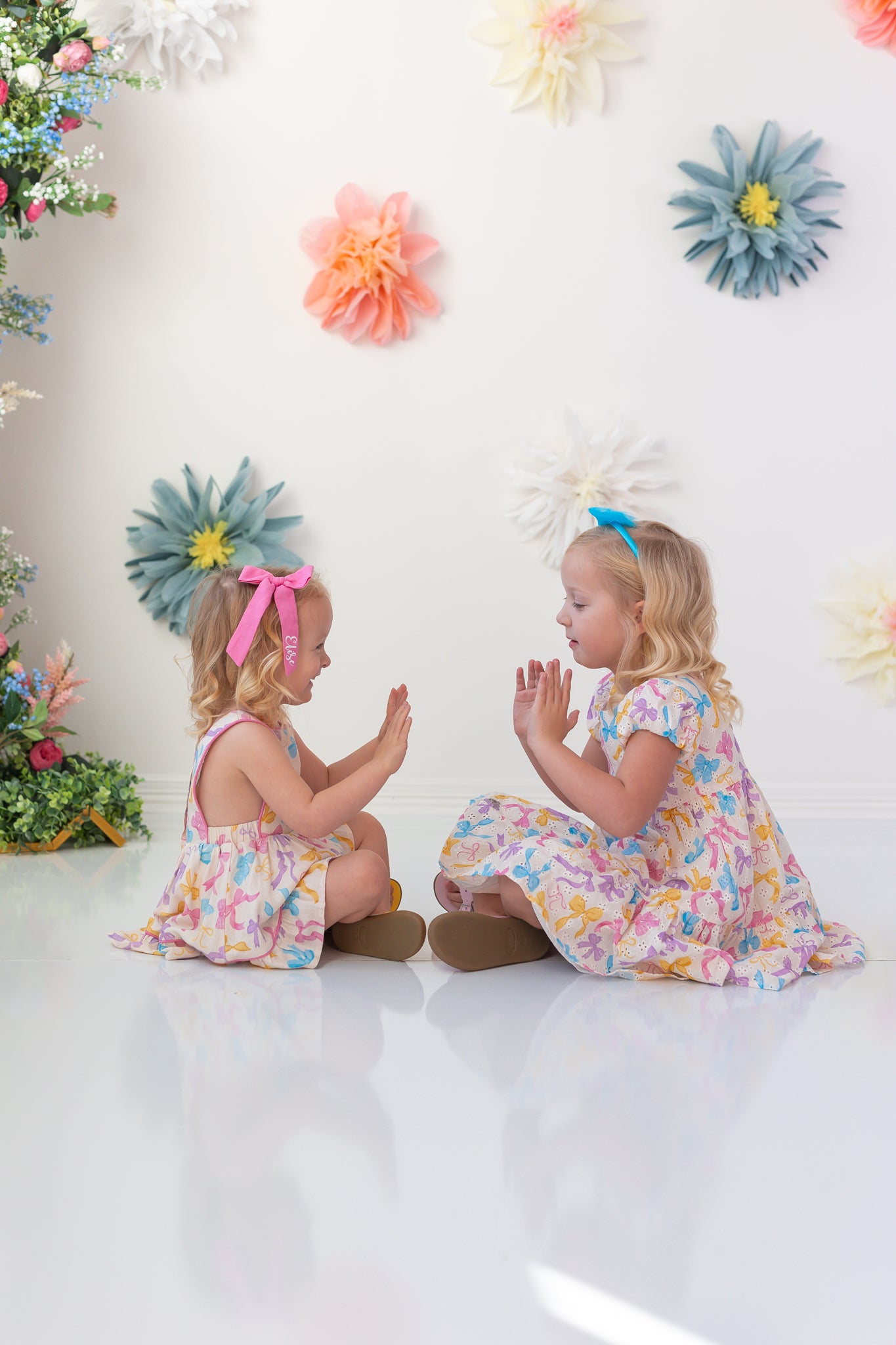 Eyelet Dress - Bow Bliss