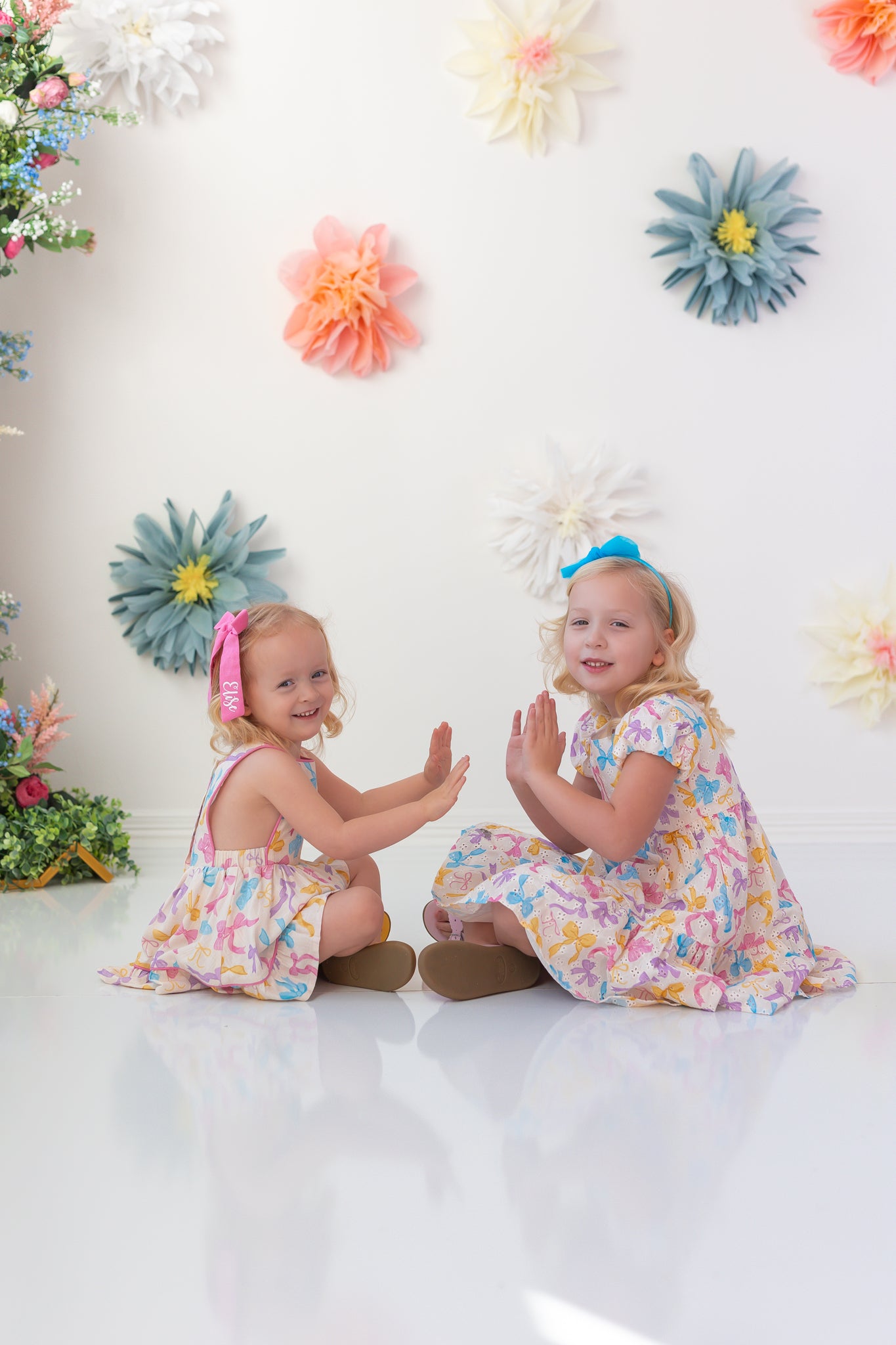 Eyelet Dress - Bow Bliss