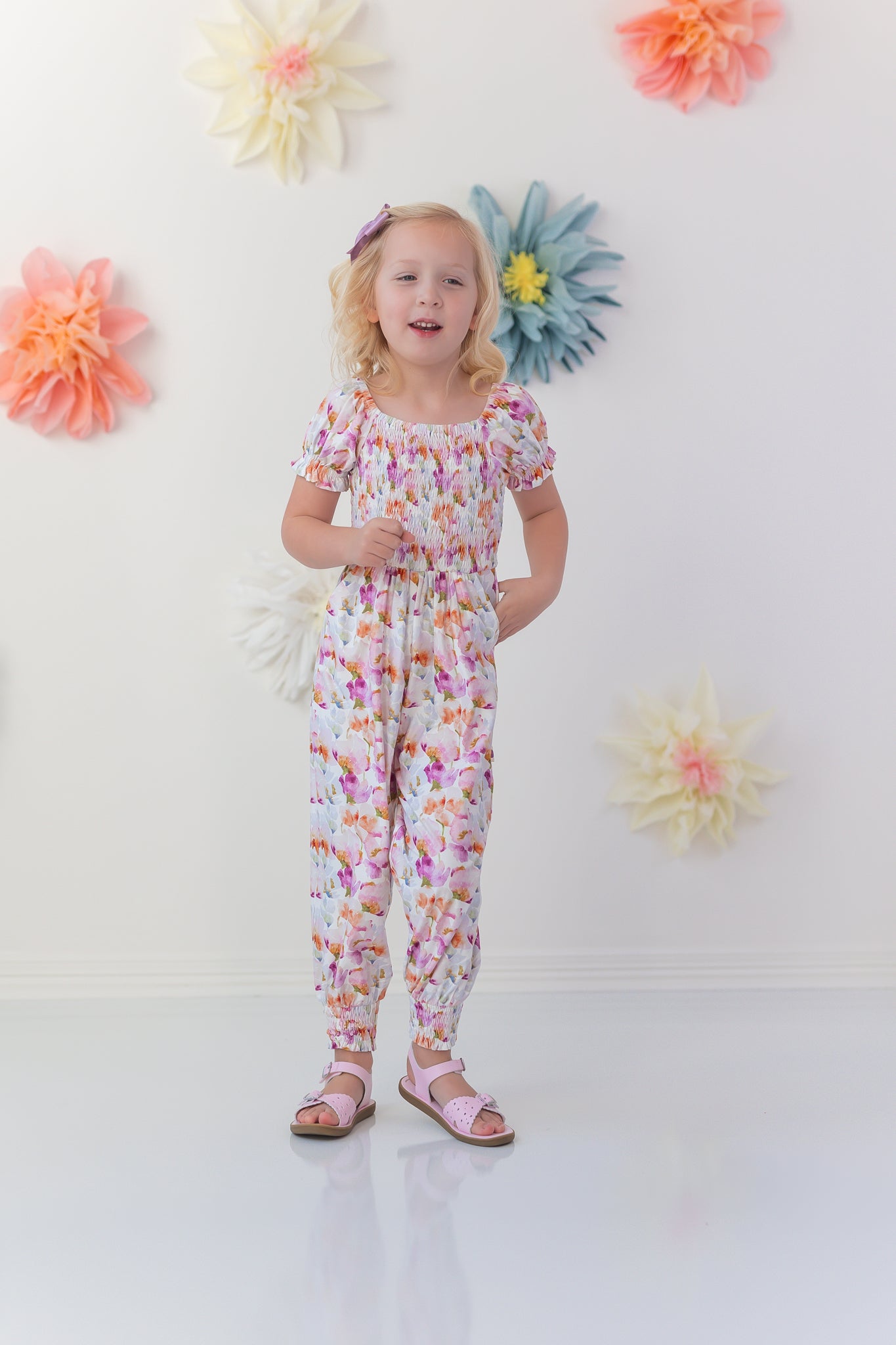 Quinn Romper - Lavender Haze