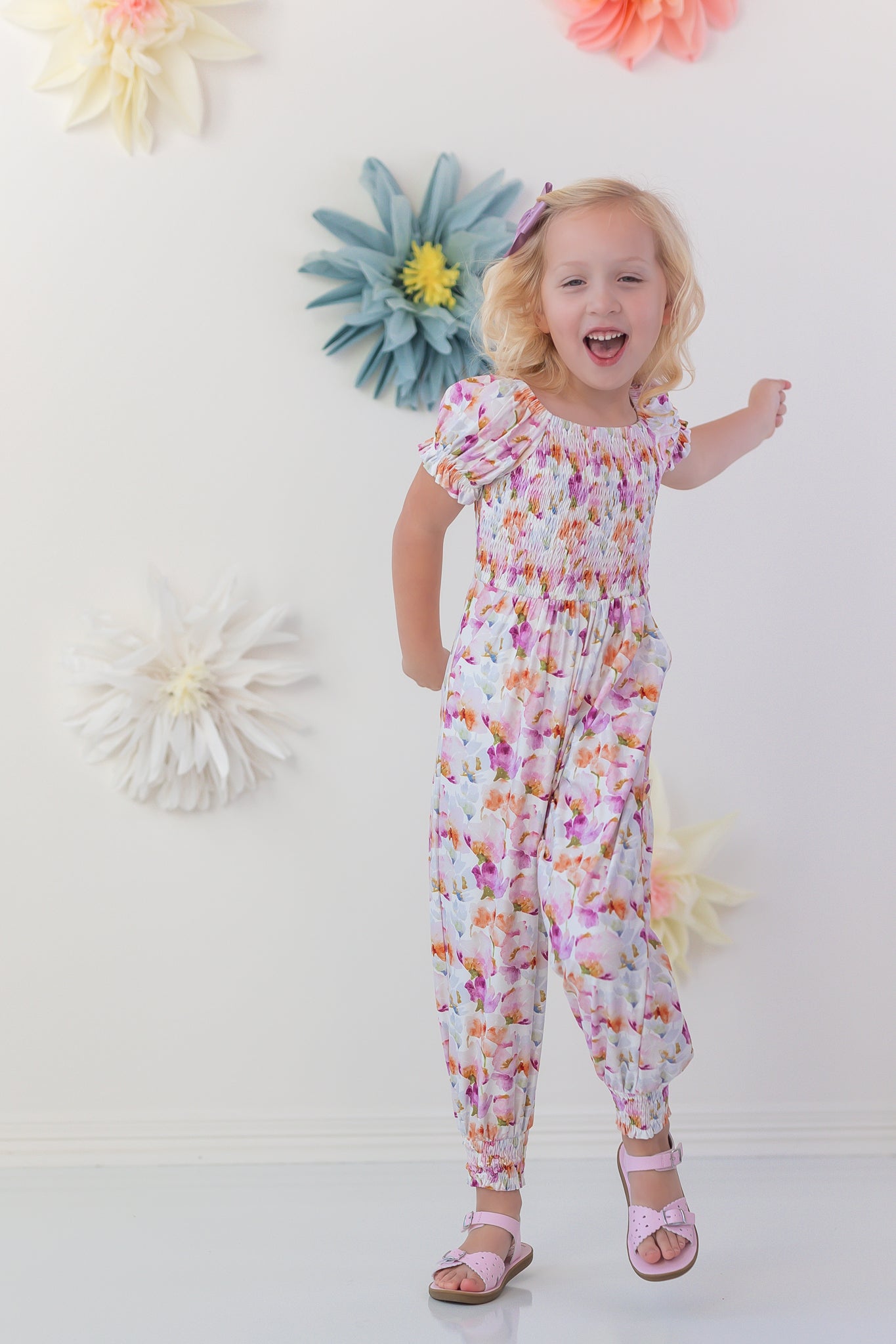 Quinn Romper - Lavender Haze
