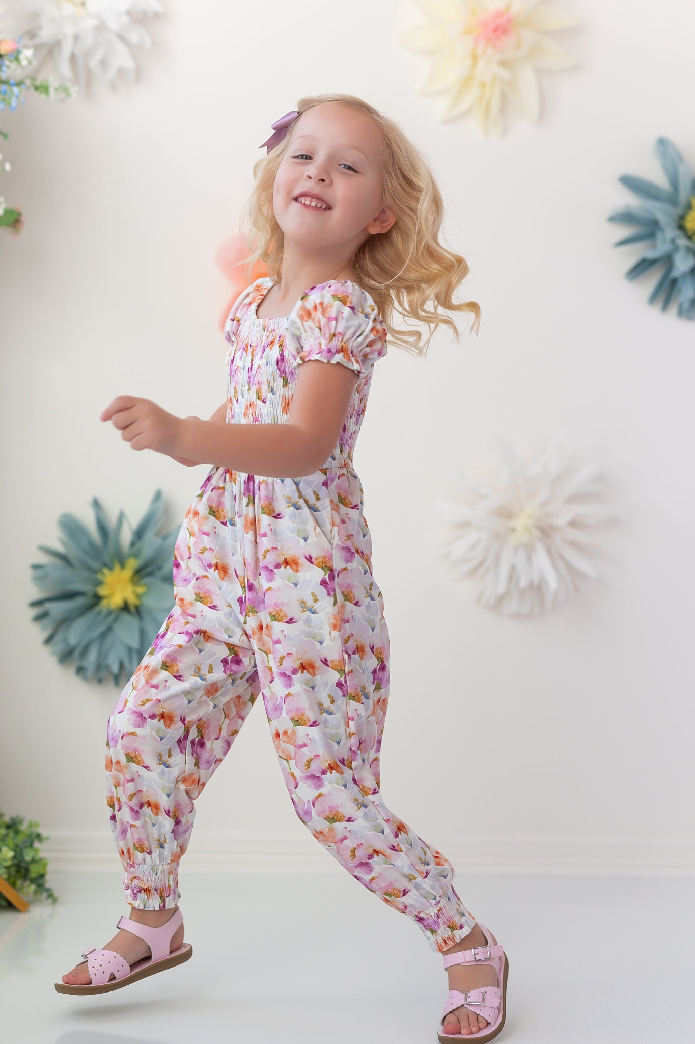 Quinn Romper - Lavender Haze