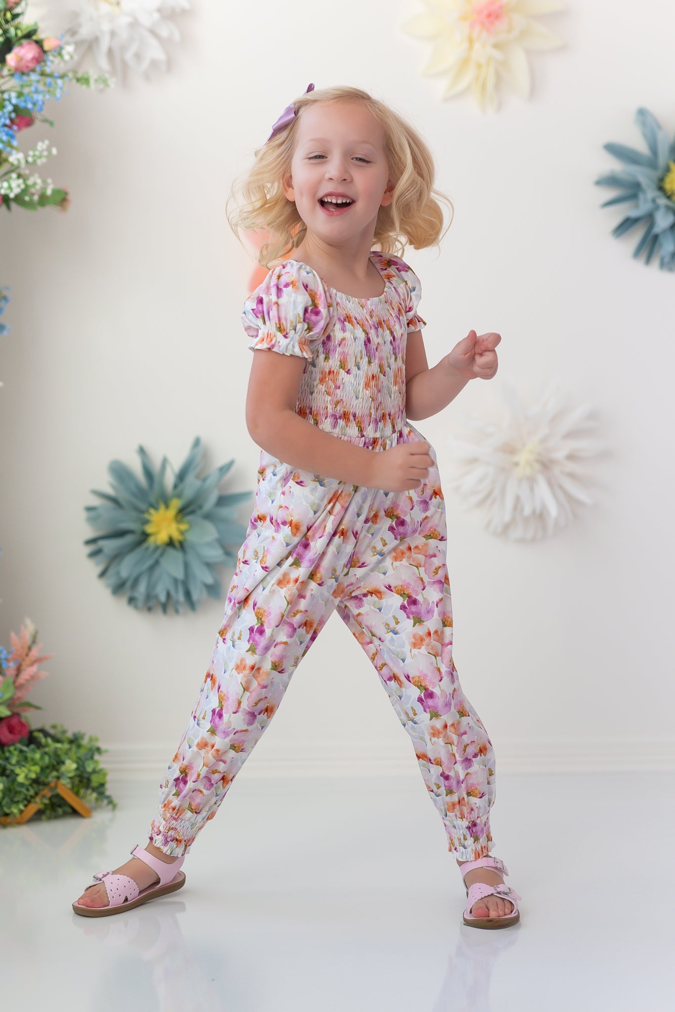 Quinn Romper - Lavender Haze