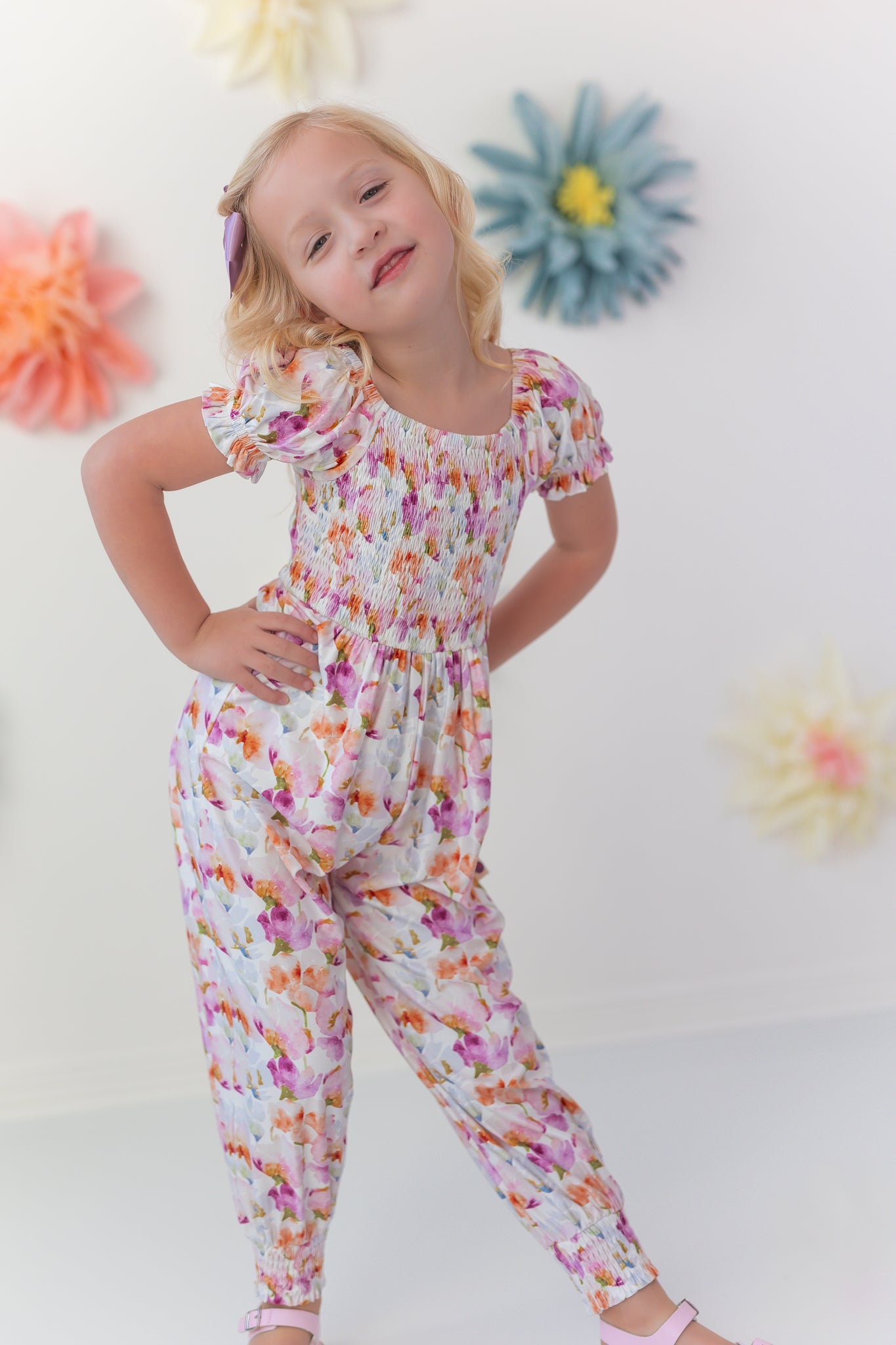 Quinn Romper - Lavender Haze