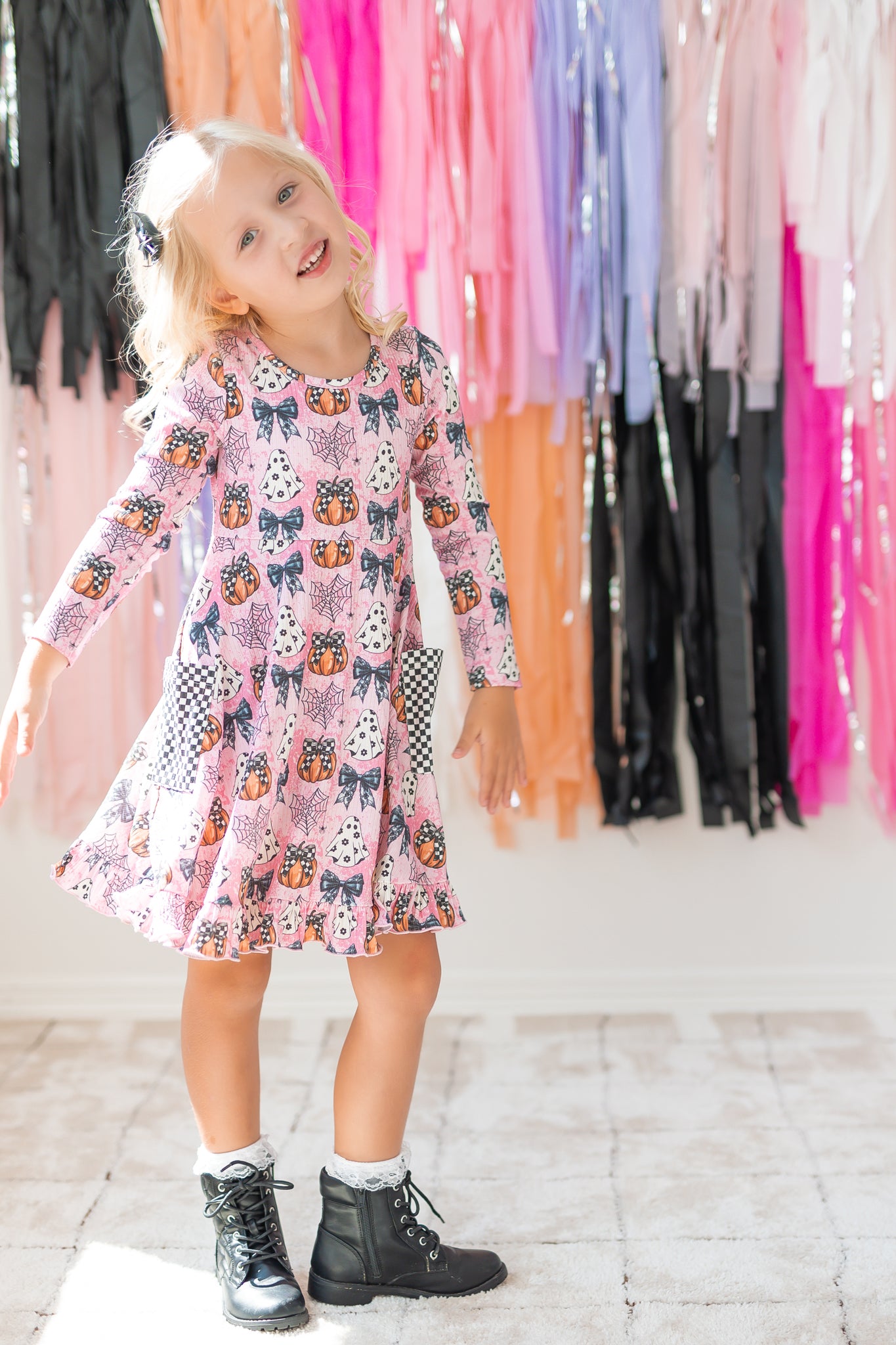 Elara Knit Dress - Haunted Hearts (Pre-Order)