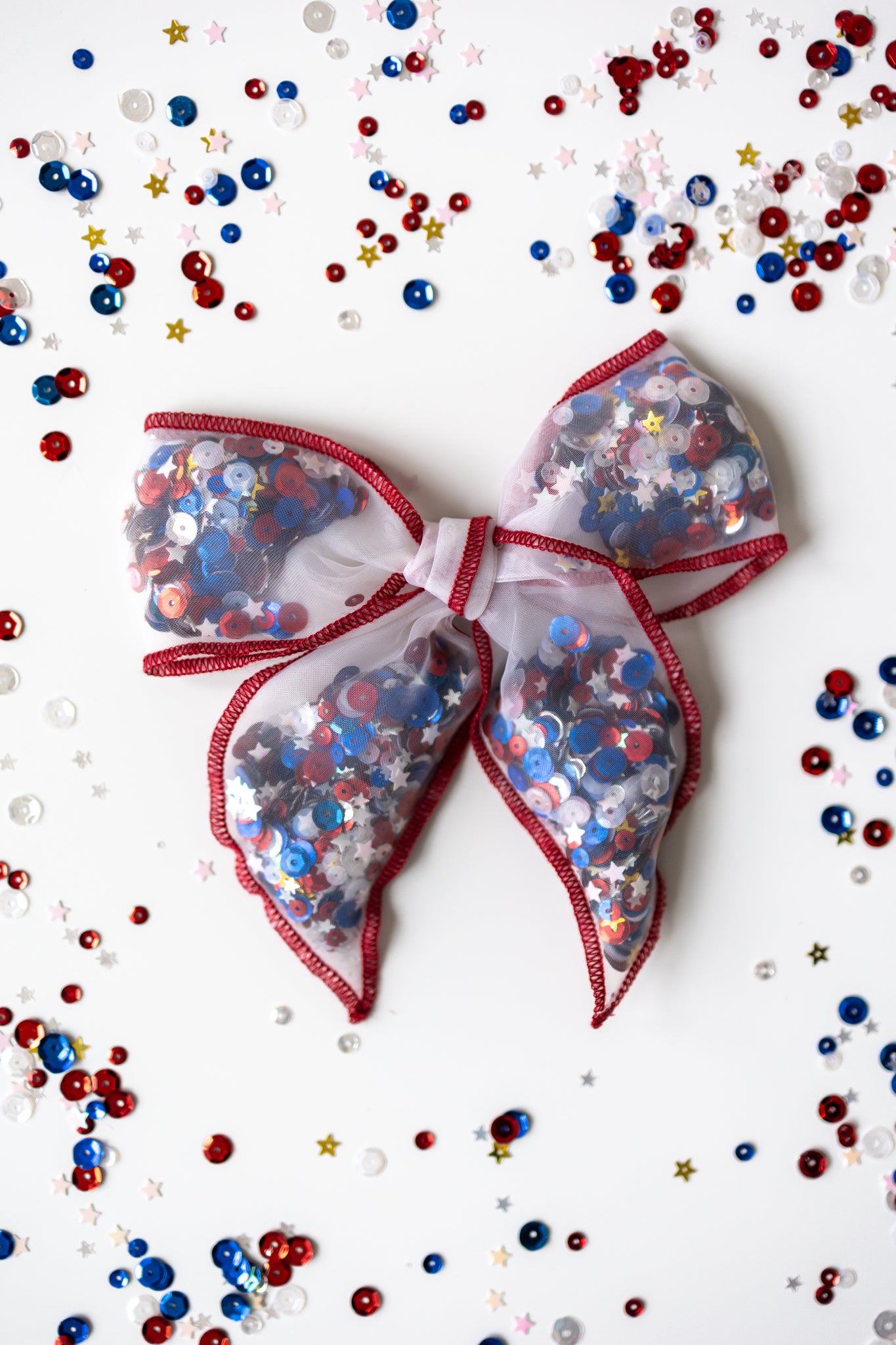 Mesh Shaker Bow - Stars & Sparkles