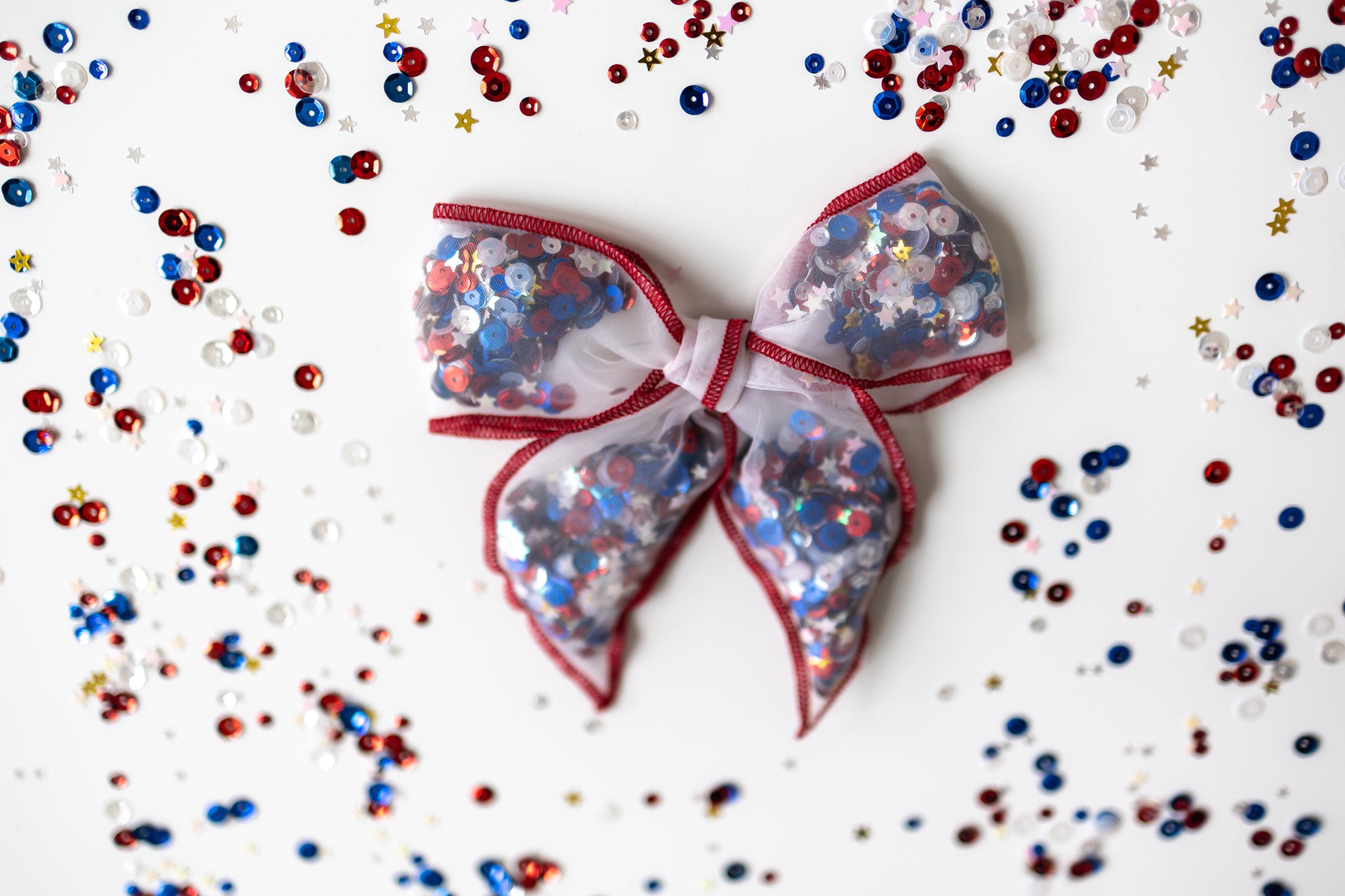 Mesh Shaker Bow - Stars & Sparkles