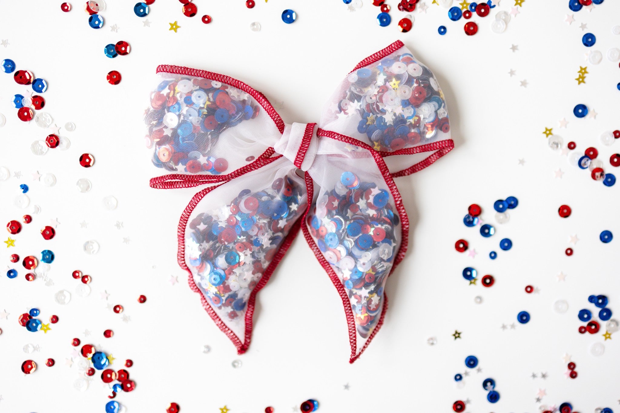 Mesh Shaker Bow - Stars & Sparkles