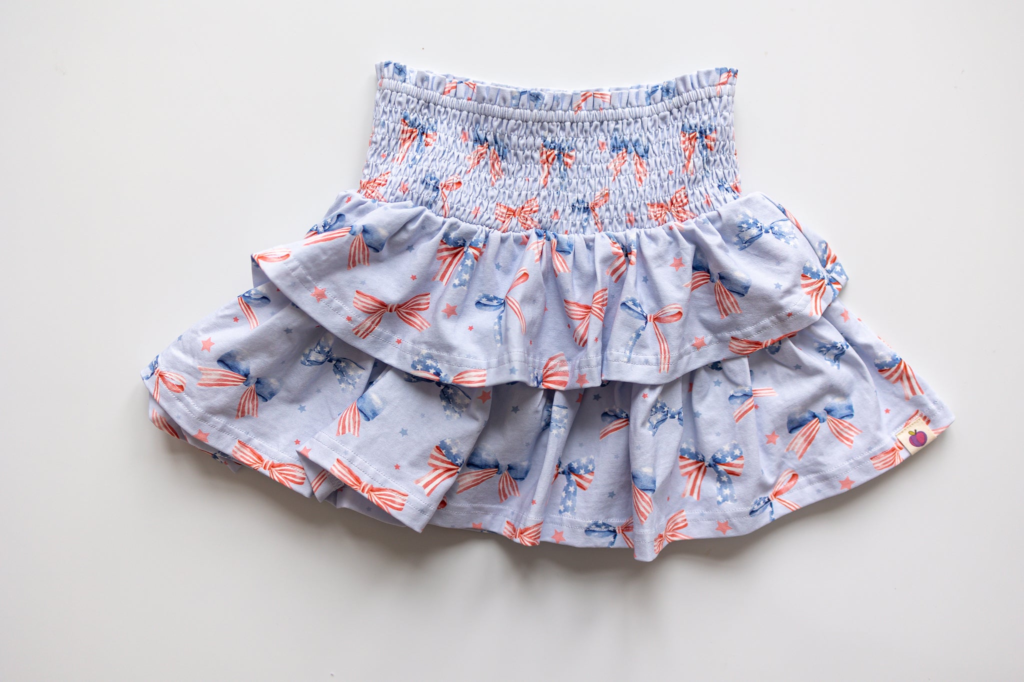 Blair Layer Skirt - Red White & Bow (Pre-Order)