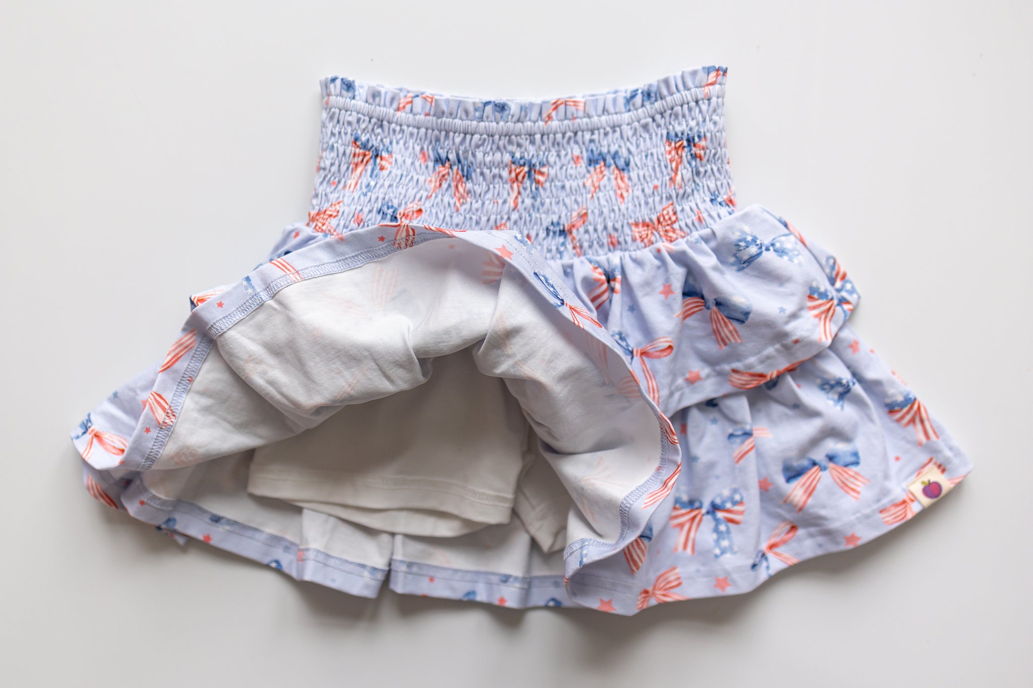 Blair Layer Skirt - Red White & Bow (Pre-Order)