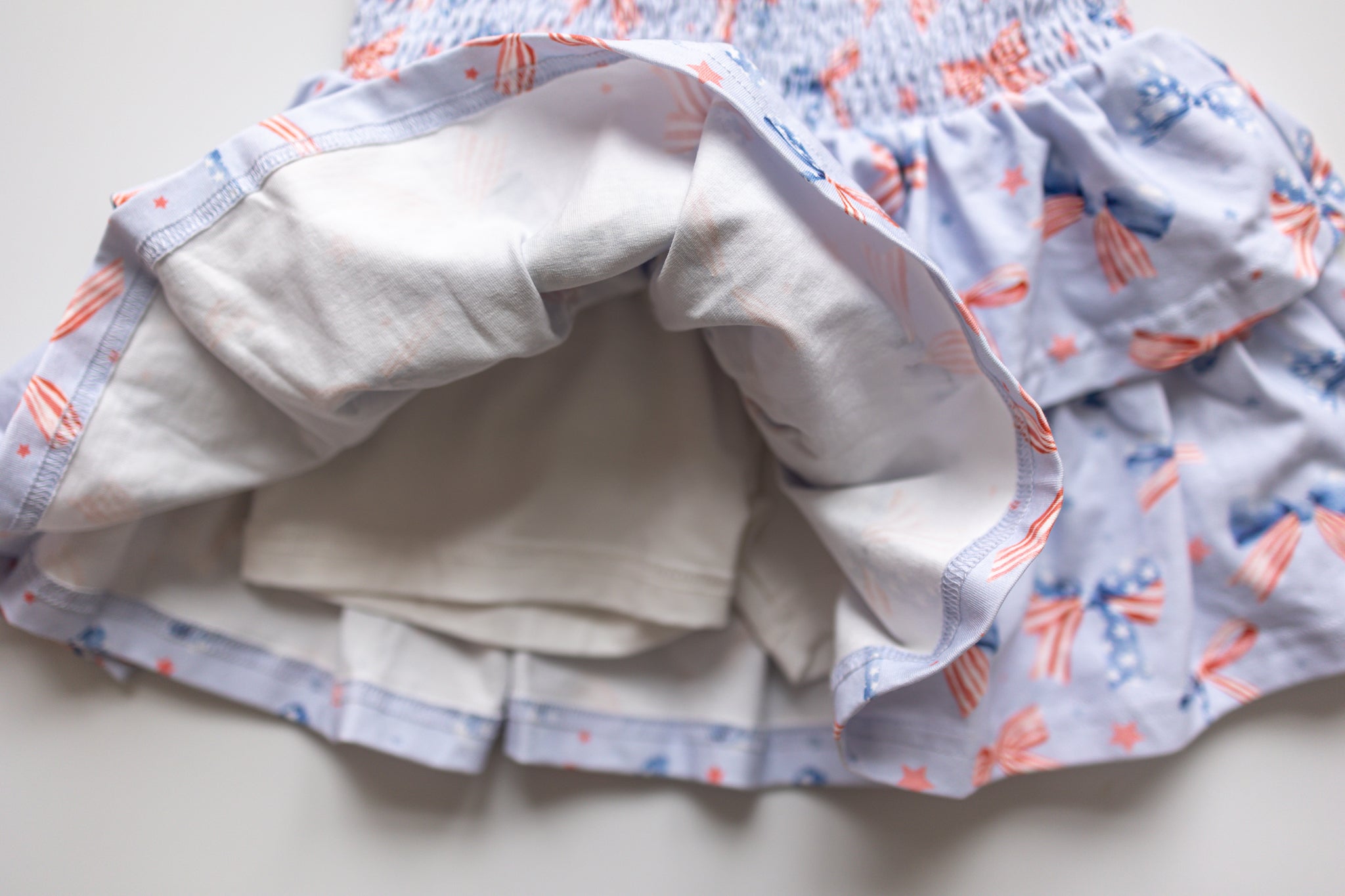 Blair Layer Skirt - Red White & Bow (Pre-Order)