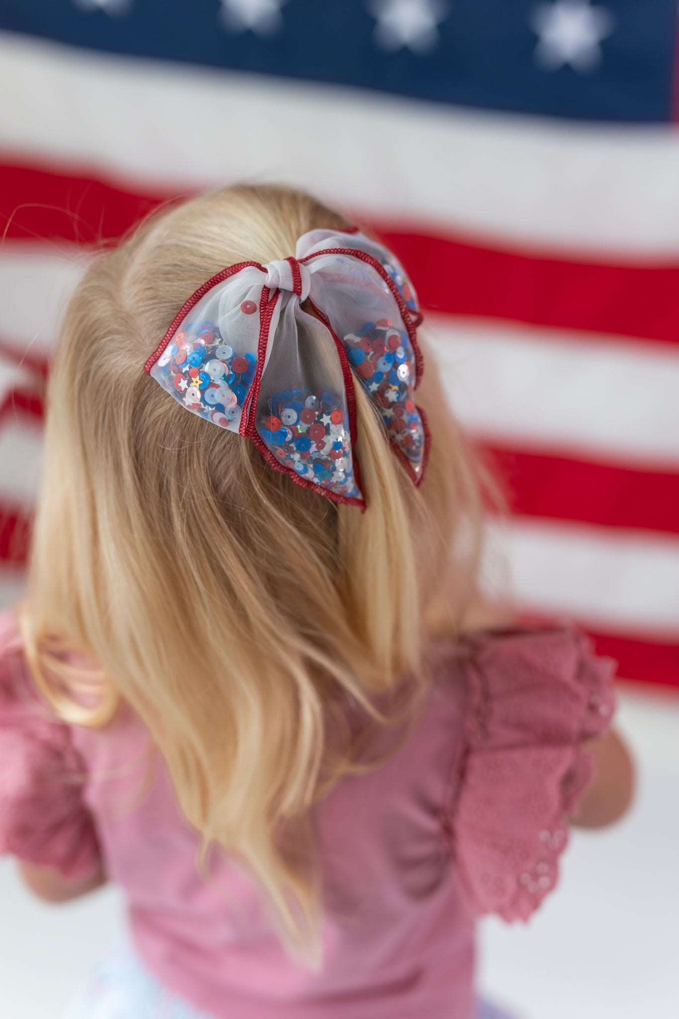 Mesh Shaker Bow - Stars & Sparkles