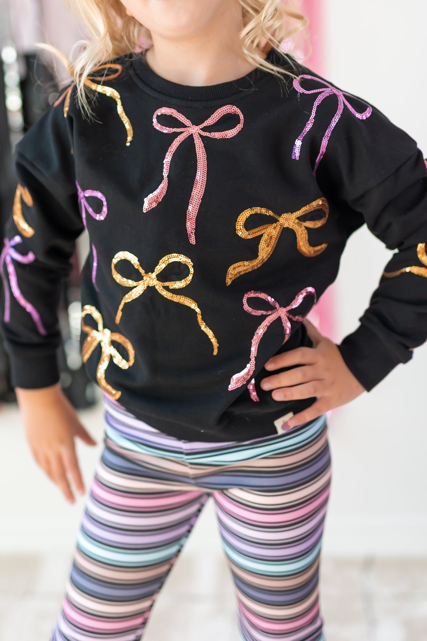 Sequin Sweatshirt - Wickedly Wrapped (Pre-Order)
