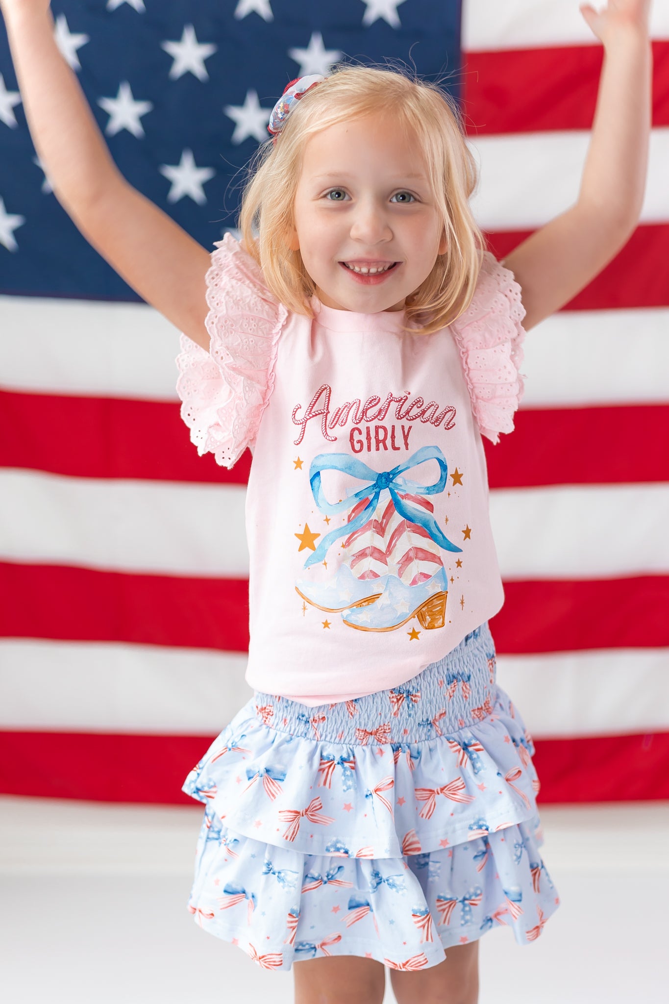 Vintage Eyelet Tee - American Girly