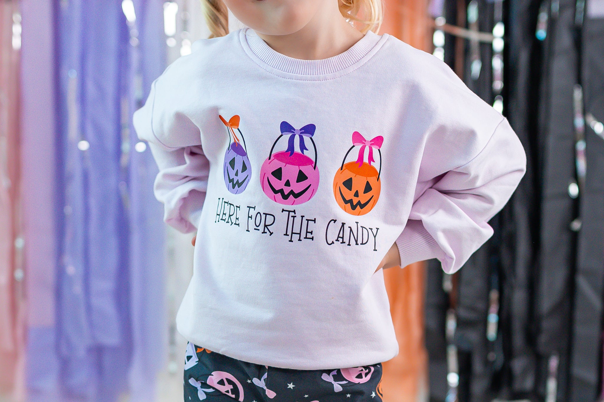 Sweatshirt- Here for the Candy (Pre-Order)