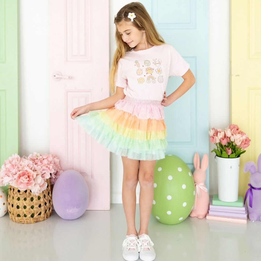 Sweet Wink Tutu - Pastel Petal Tutu