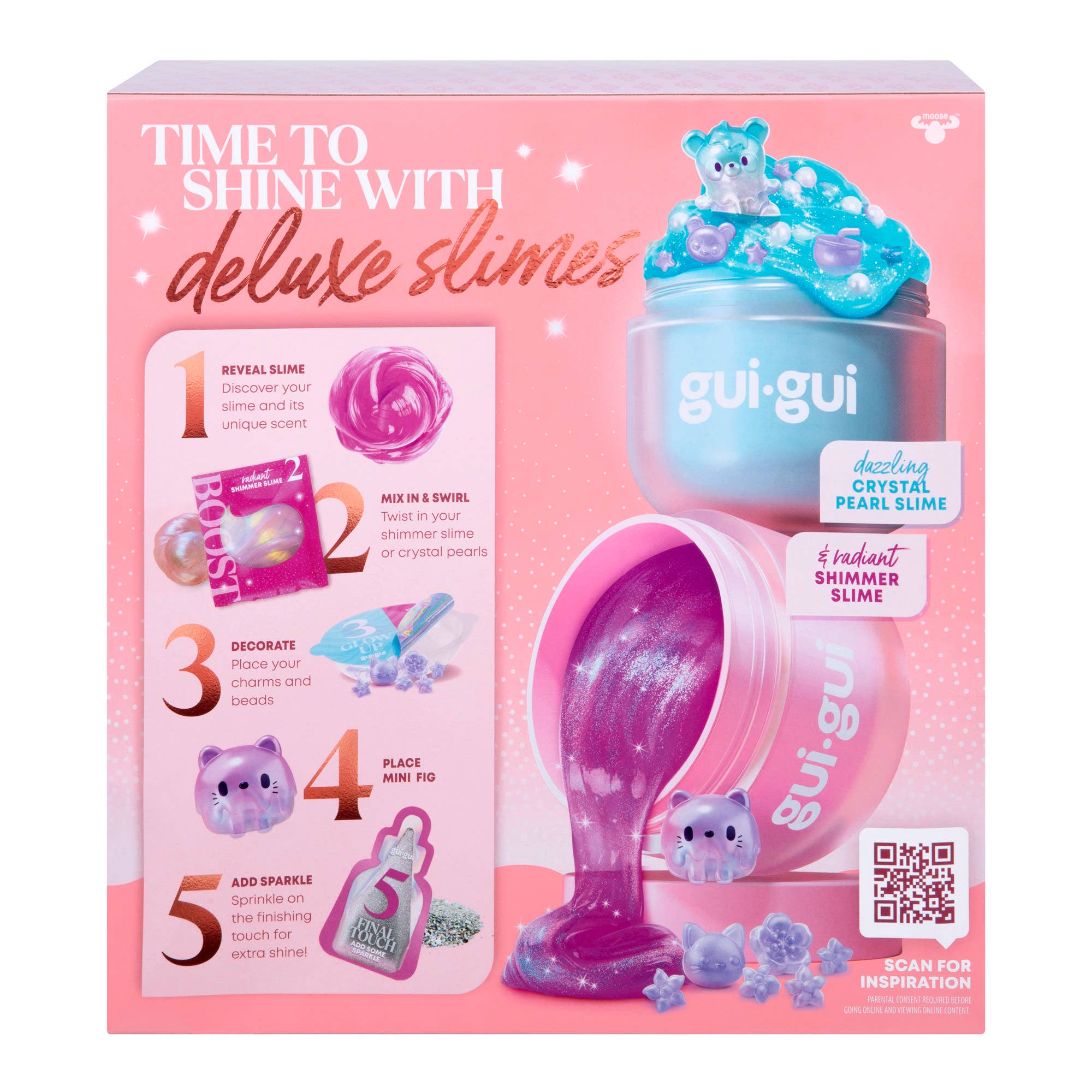 Gui Gui Shimmer Deluxe Duo Slime Pack