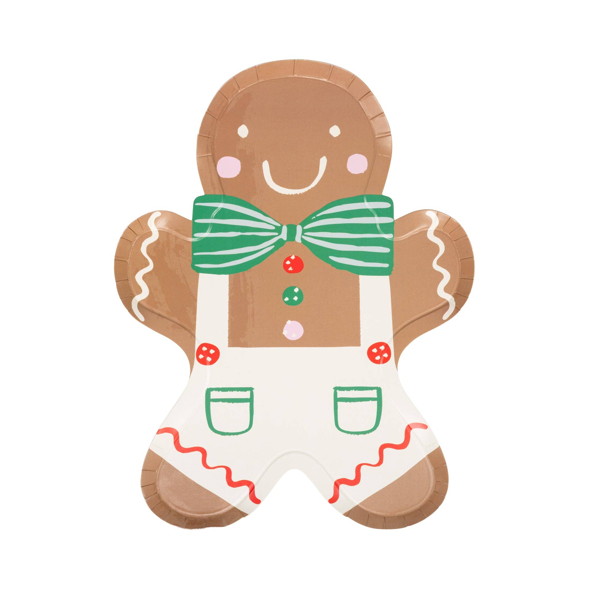 Gingerbread Man Plate - 8 PK