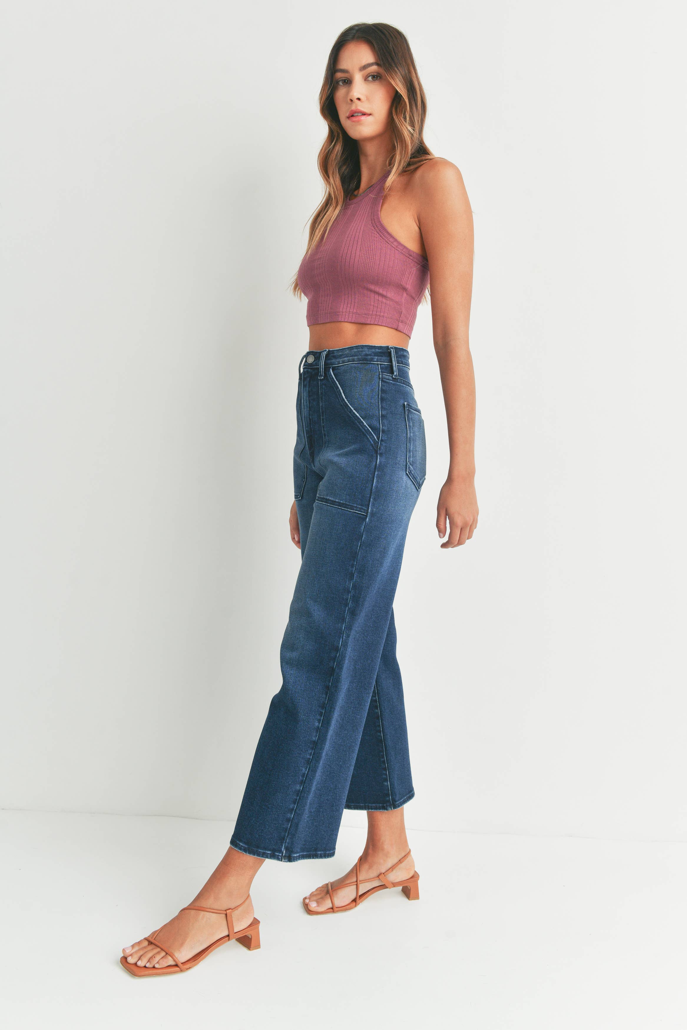 Cargo Pocket Wide Leg