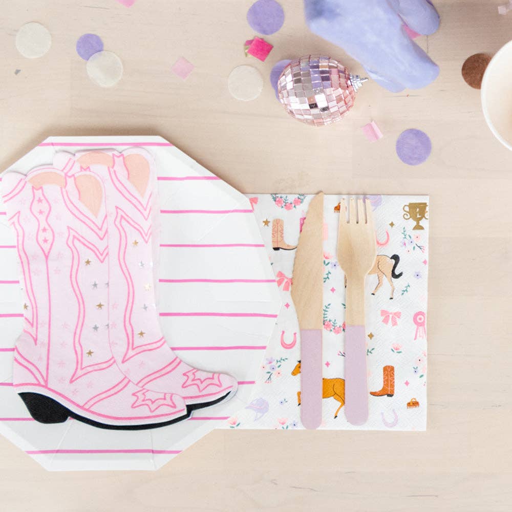 Pony Tales Boot Napkins - 16 PK