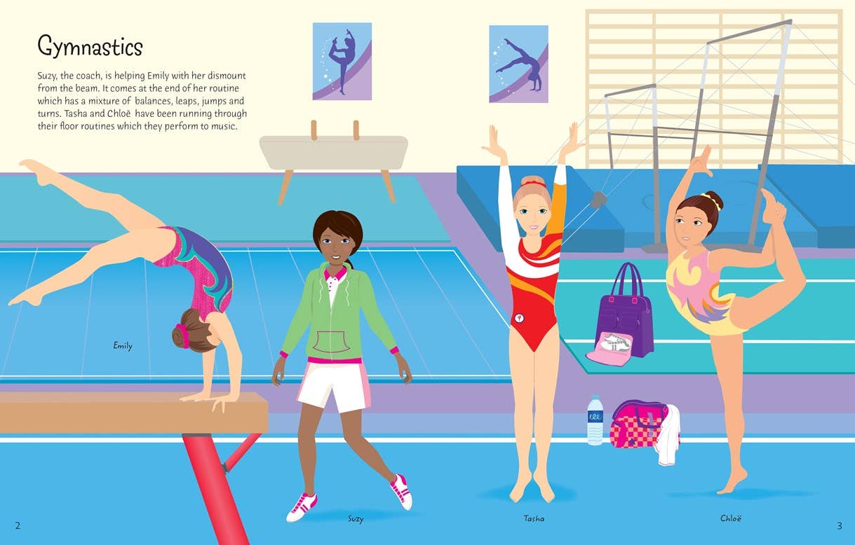 Sticker Dolly Dressing Sports