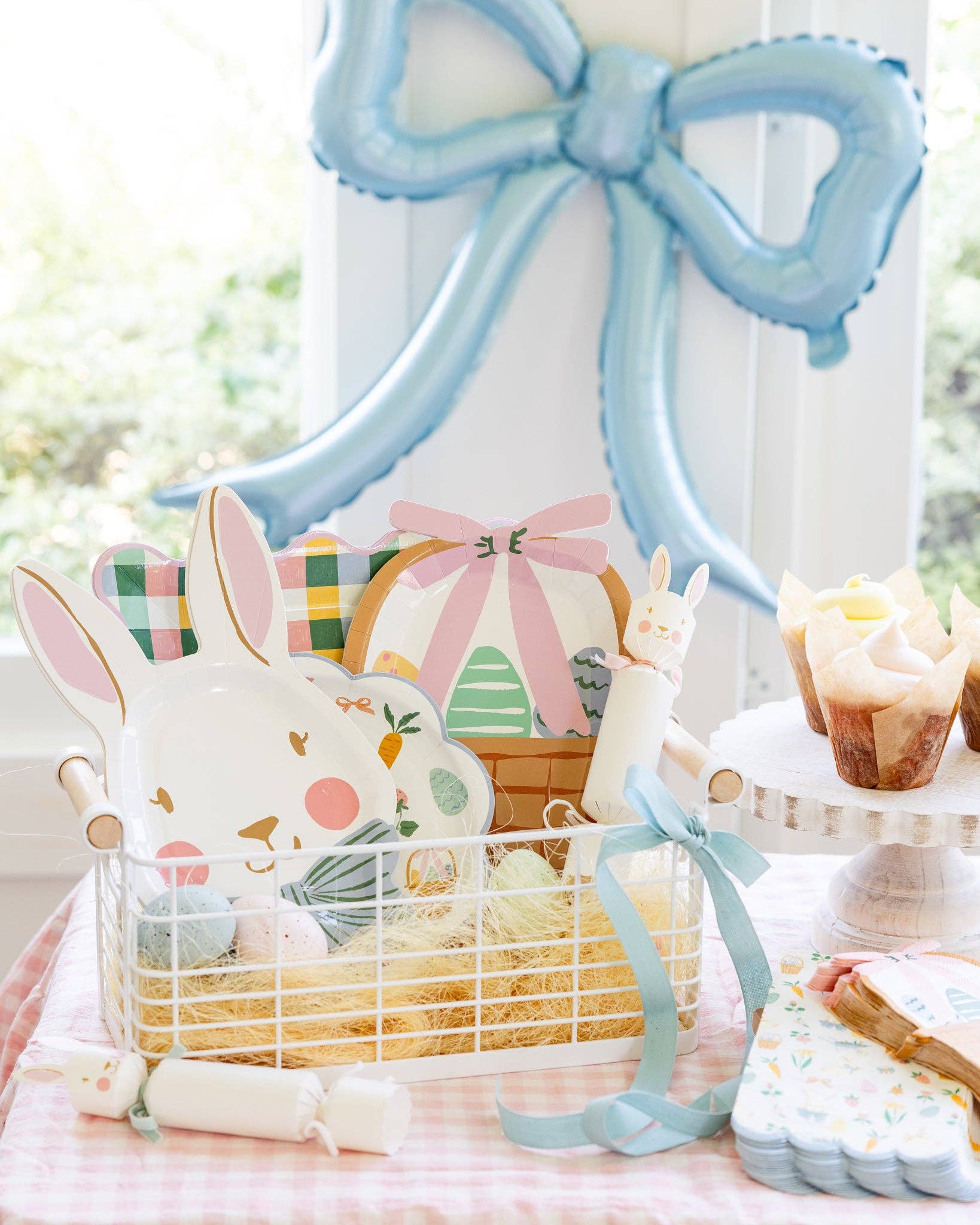 Easter Basket Shaped Plate - 8 PK