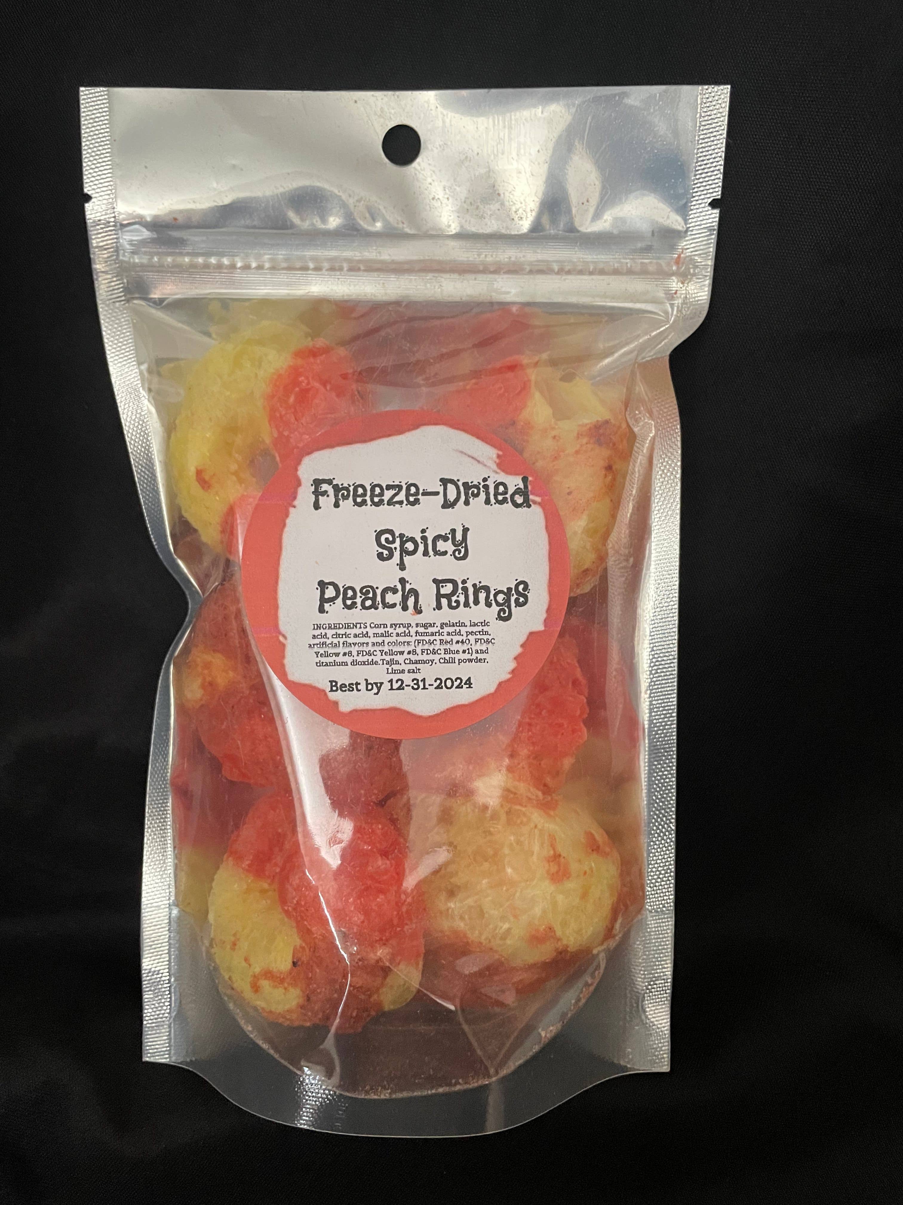 Freeze Dried candy Fruit Rings: Peach
