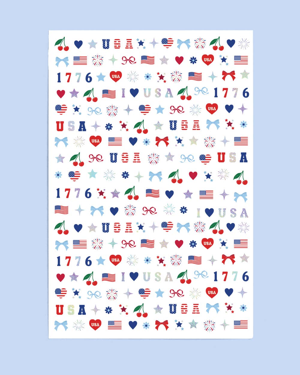 America 250 Nail Stickers