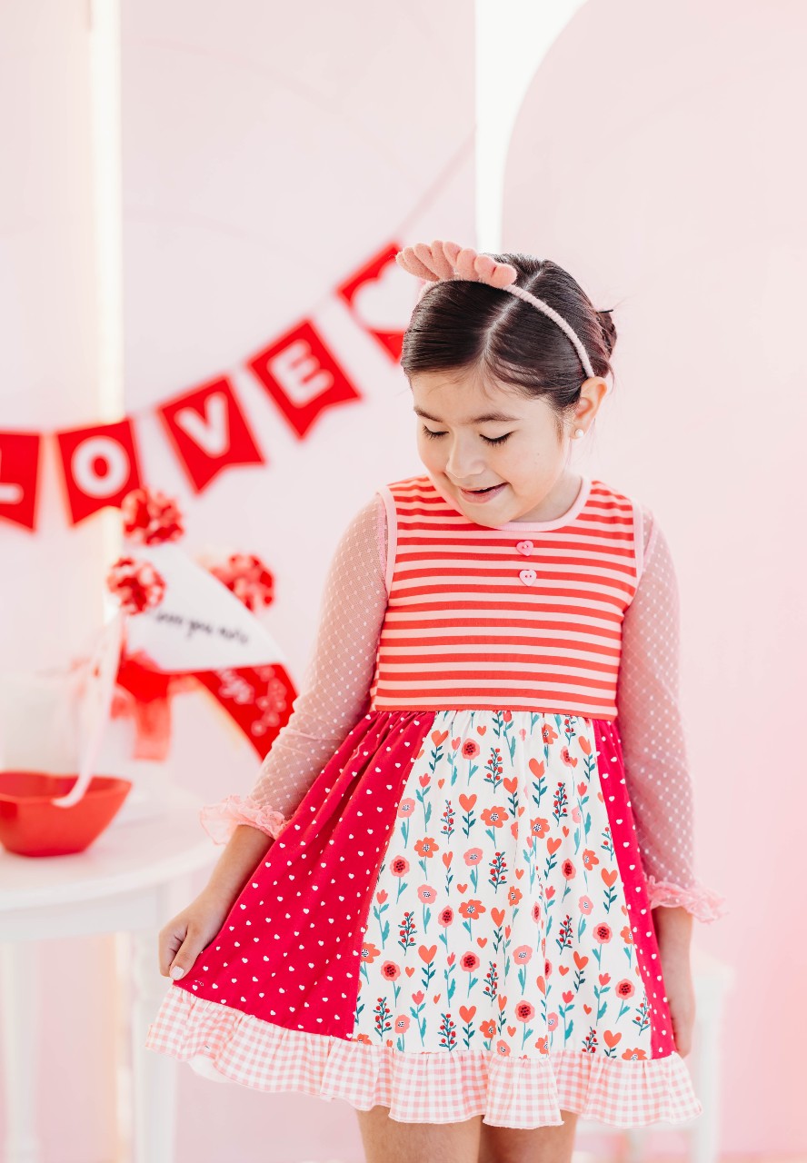 Elara Knit Dress - Blooming Love