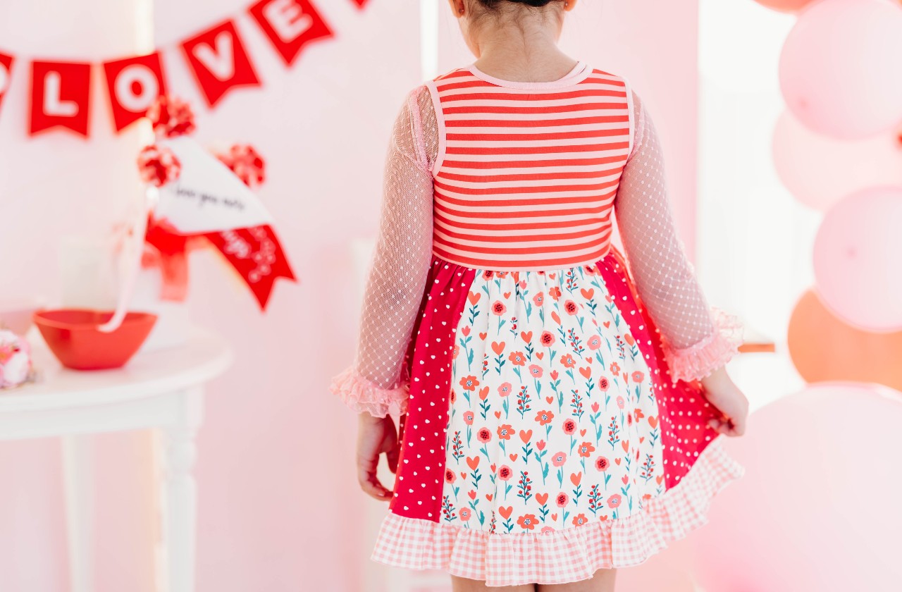 Elara Knit Dress - Blooming Love