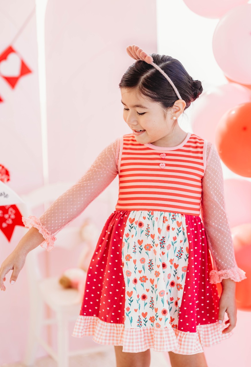 Elara Knit Dress - Blooming Love