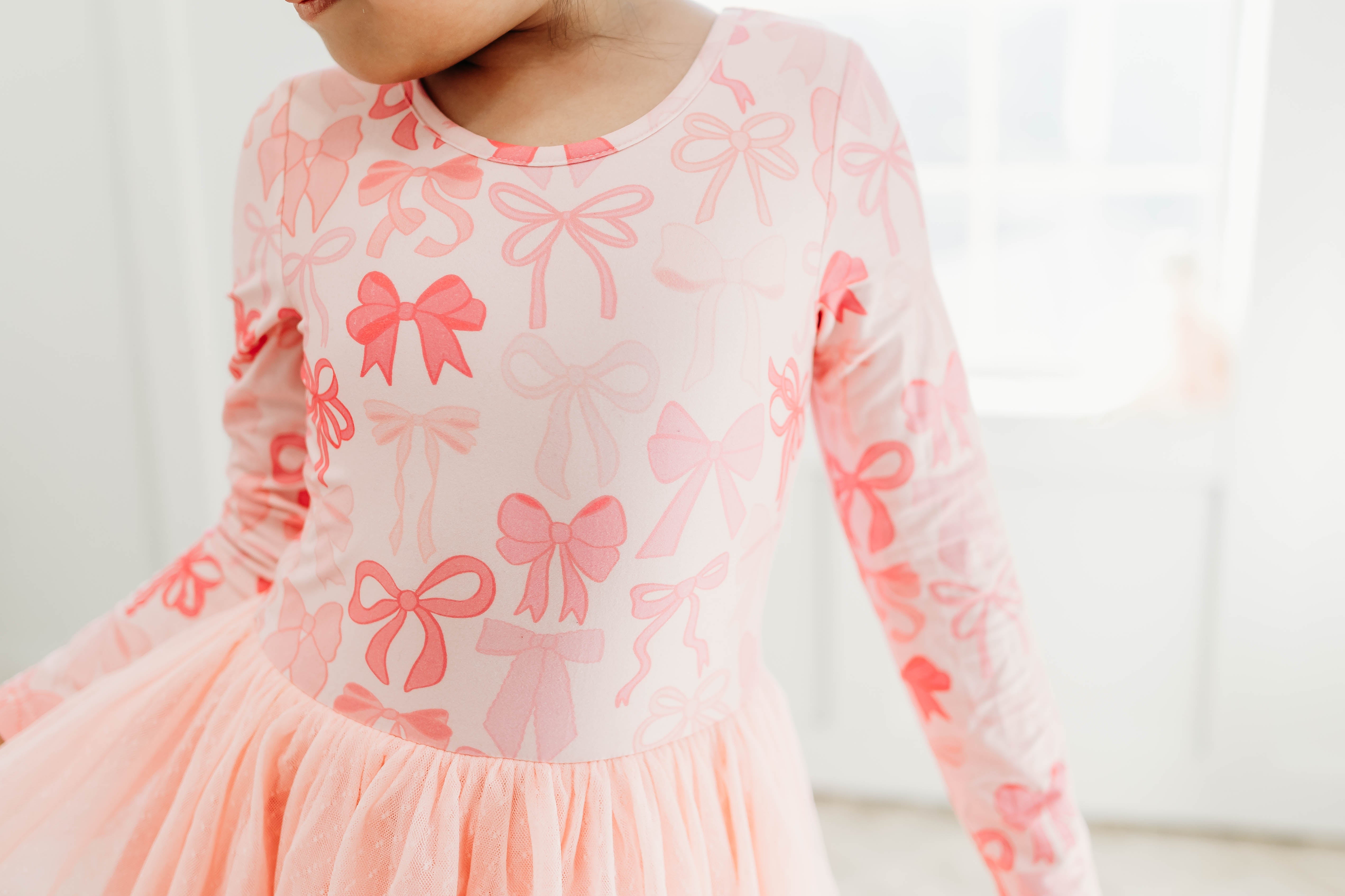 Farrah Leotard - Blushing Bows