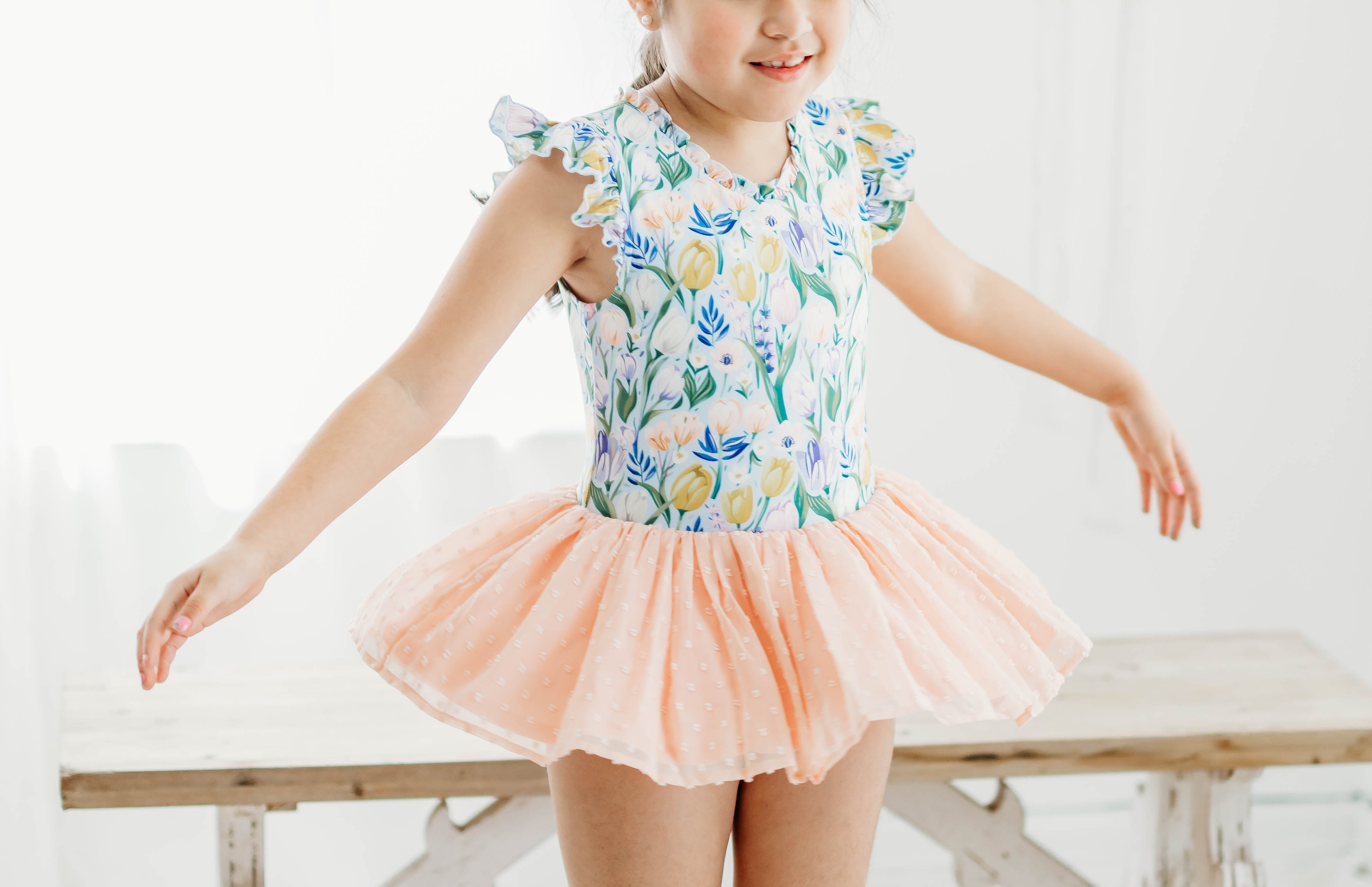 Farrah Leotard - Twinkle Tulips