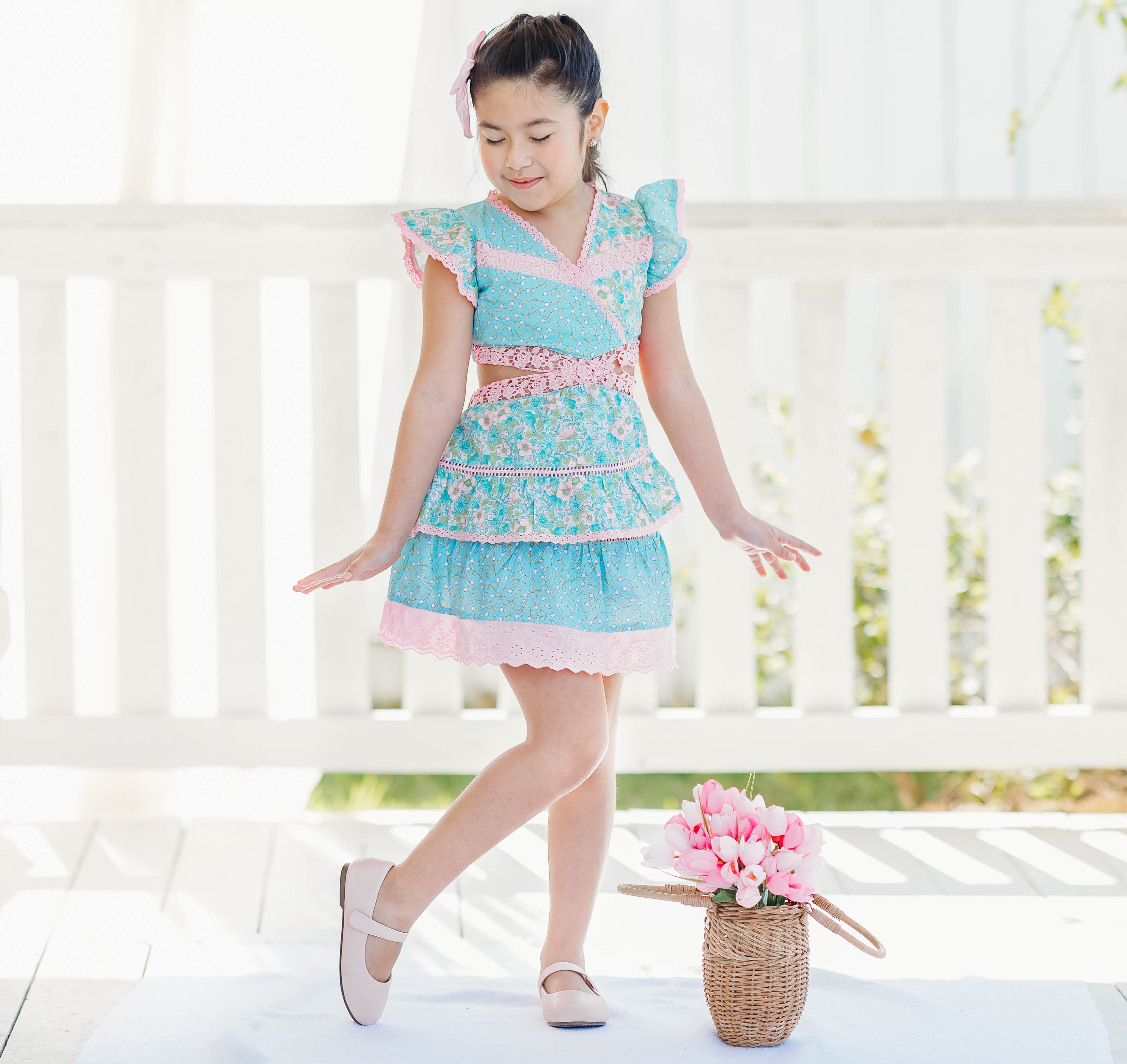 Danny Dress - Rose Water Blossom