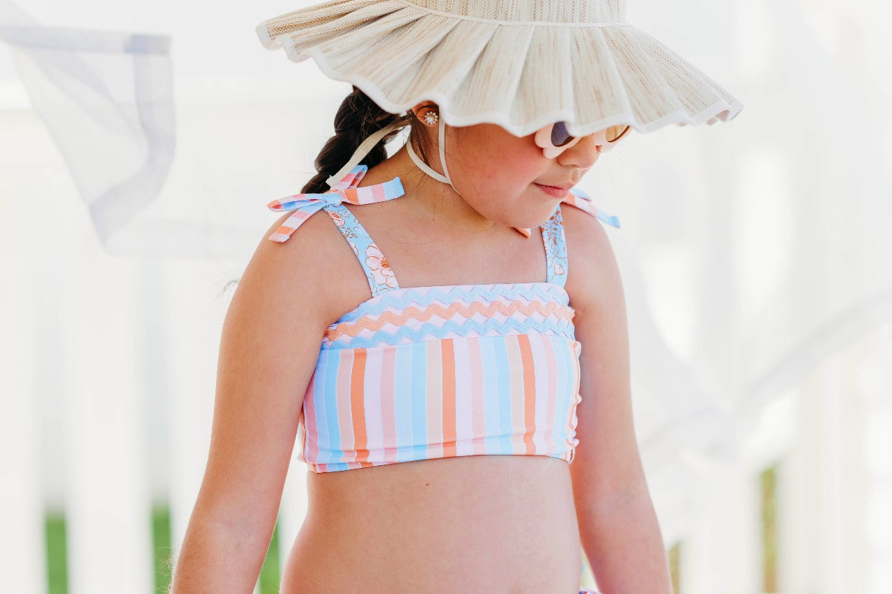Bexley Swimsuit - Tangerine Tides (Pre-Order)